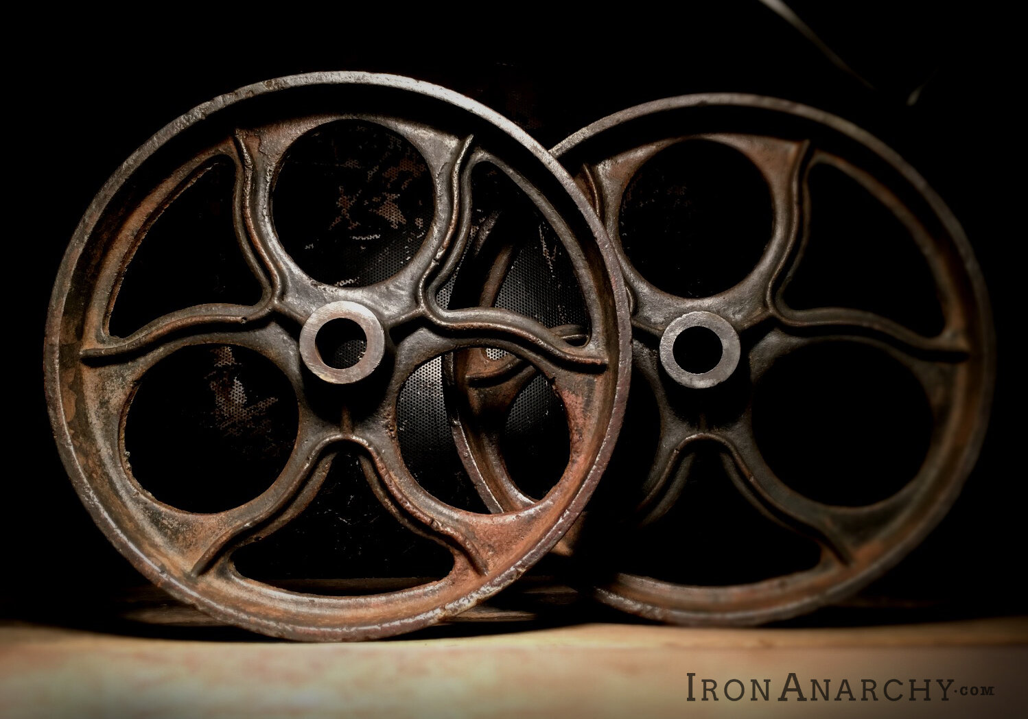 antique industrial cart wheels, vintage industrial cart wheels,