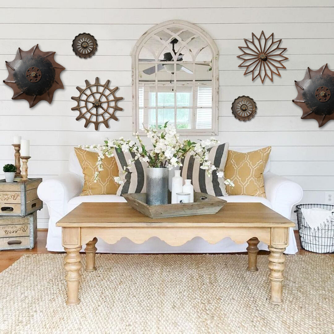 Farmhouse Wall Decor Layout for Client