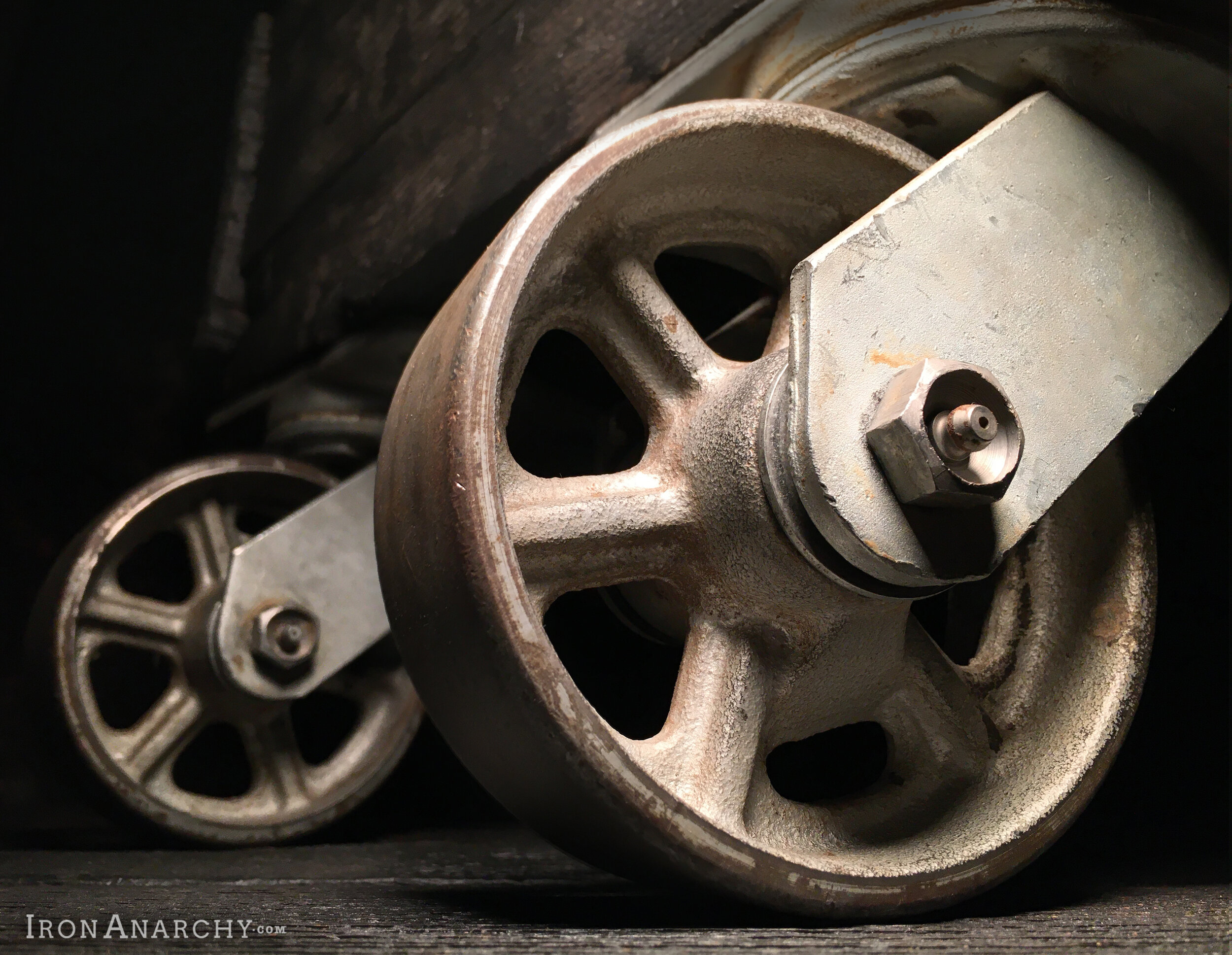 Vintage Industrial Kitchen Island Casters