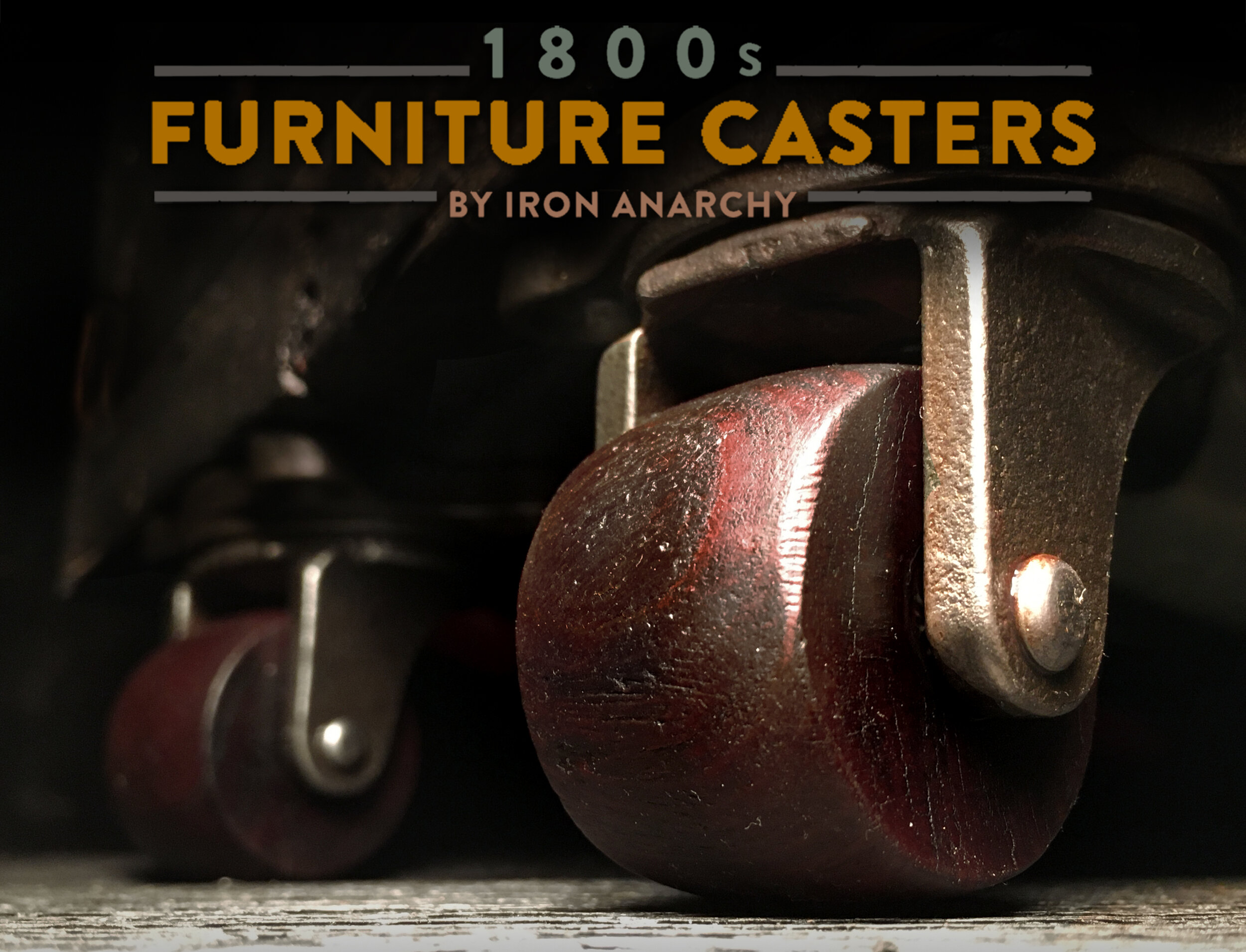 antique furniture casters, vintage furniture casters