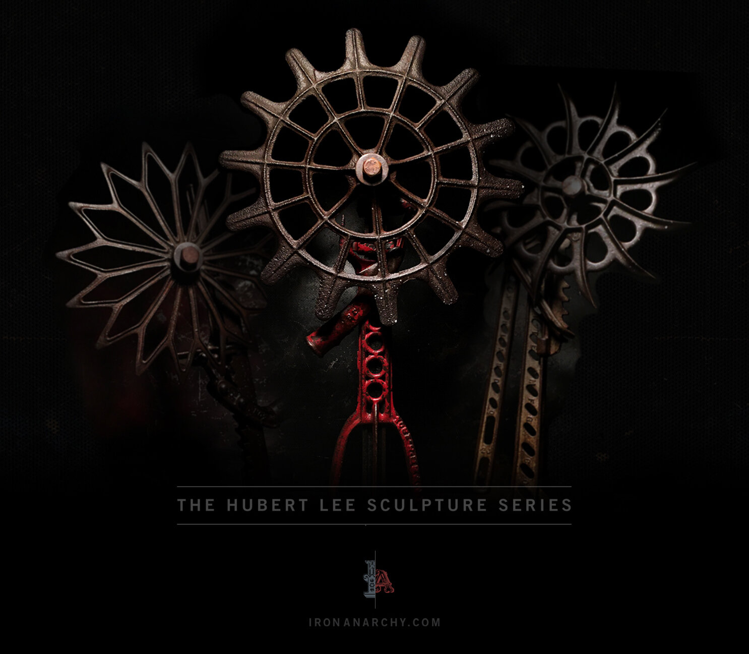 Industrial Gear Sculpture Decor