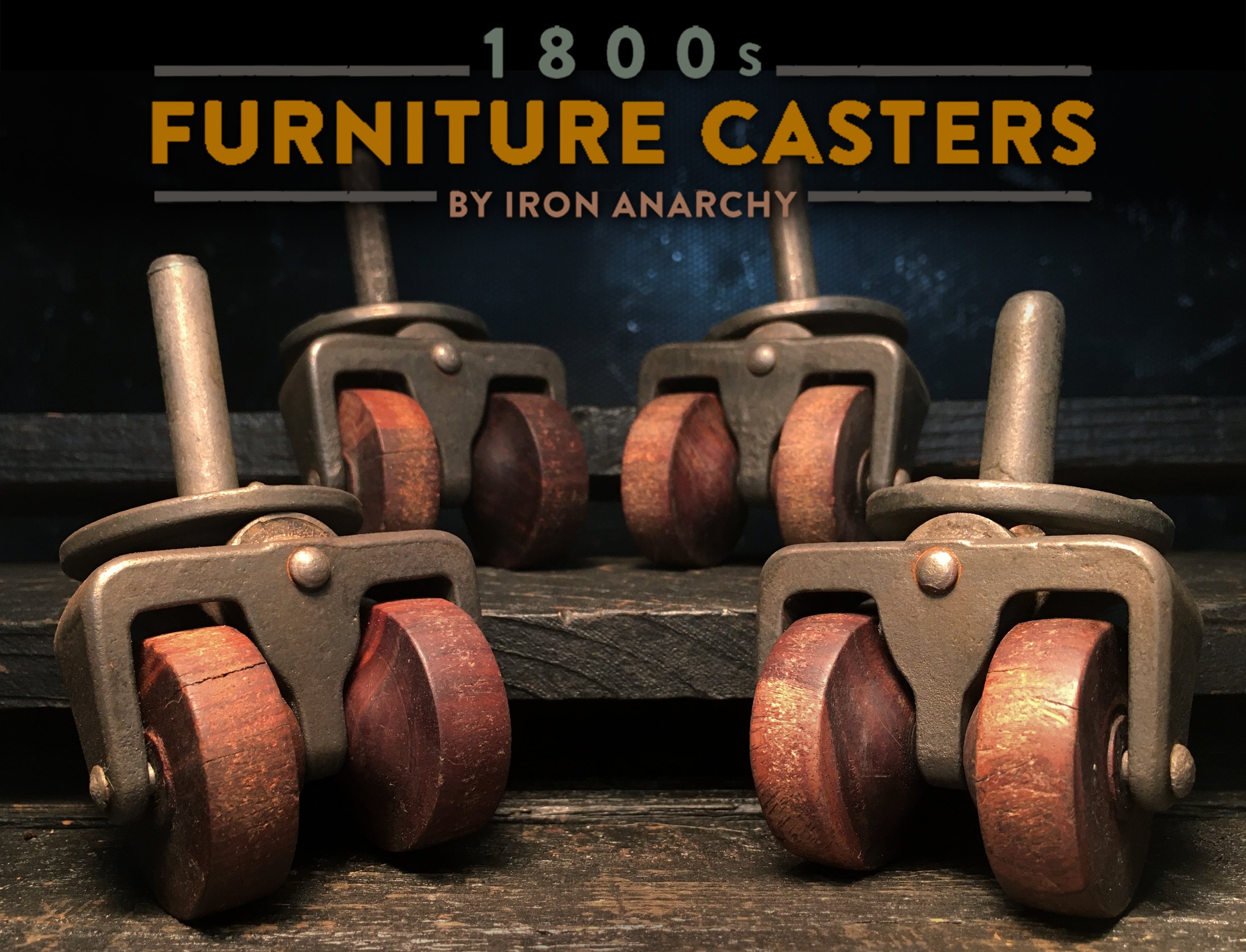 antique furniture casters