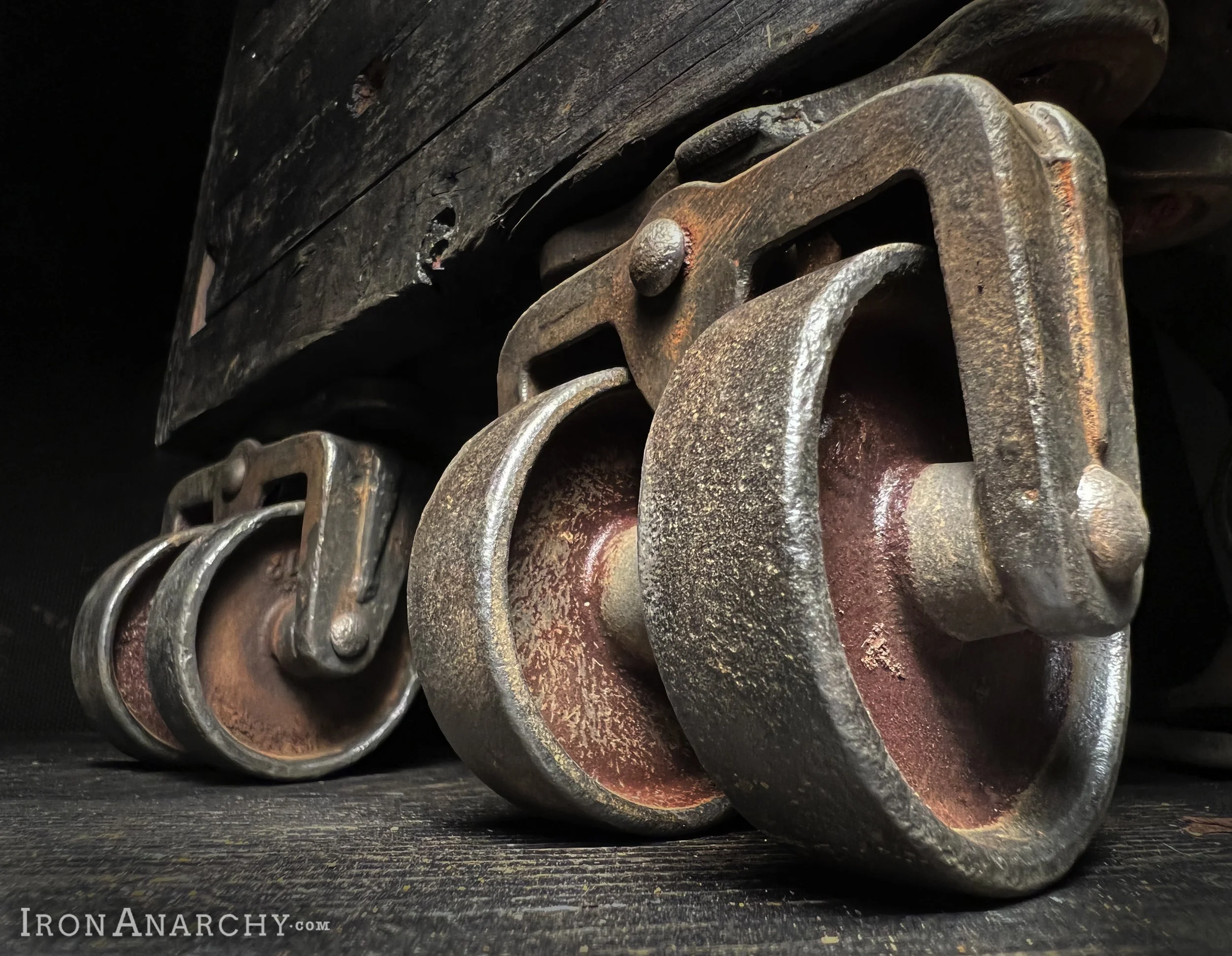 Shop Antique and vintage industrial casters and wheels. — Iron Anarchy