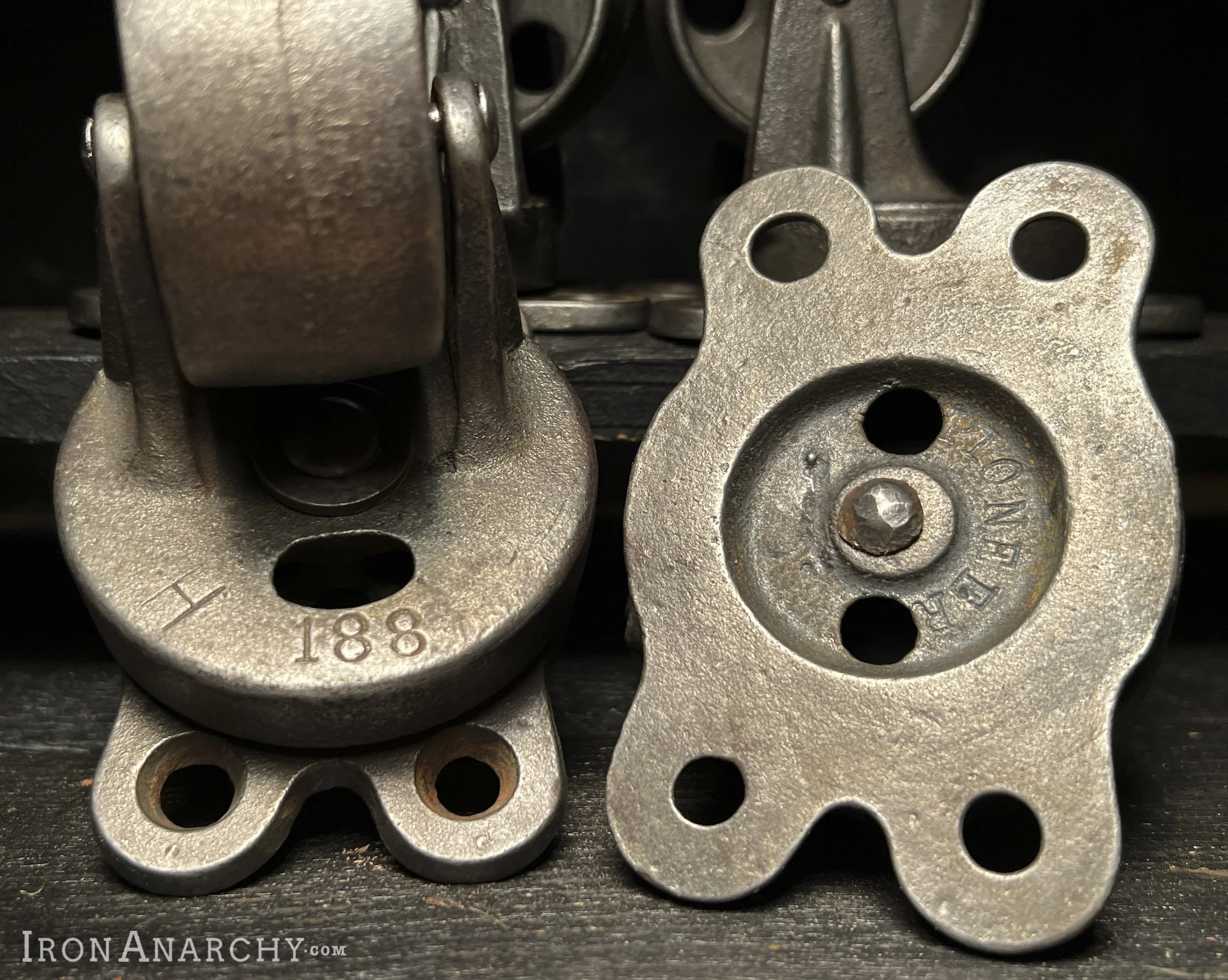 Antique Industrial Casters, Vintage Industrial Caster Wheels — Iron Anarchy