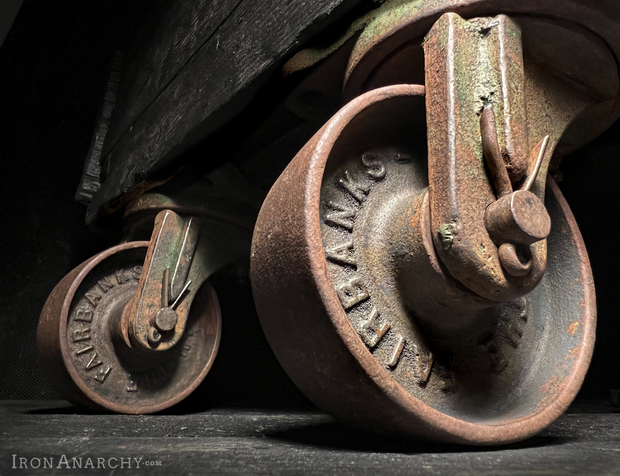 Antique Industrial Kitchen Island Caster Wheels
