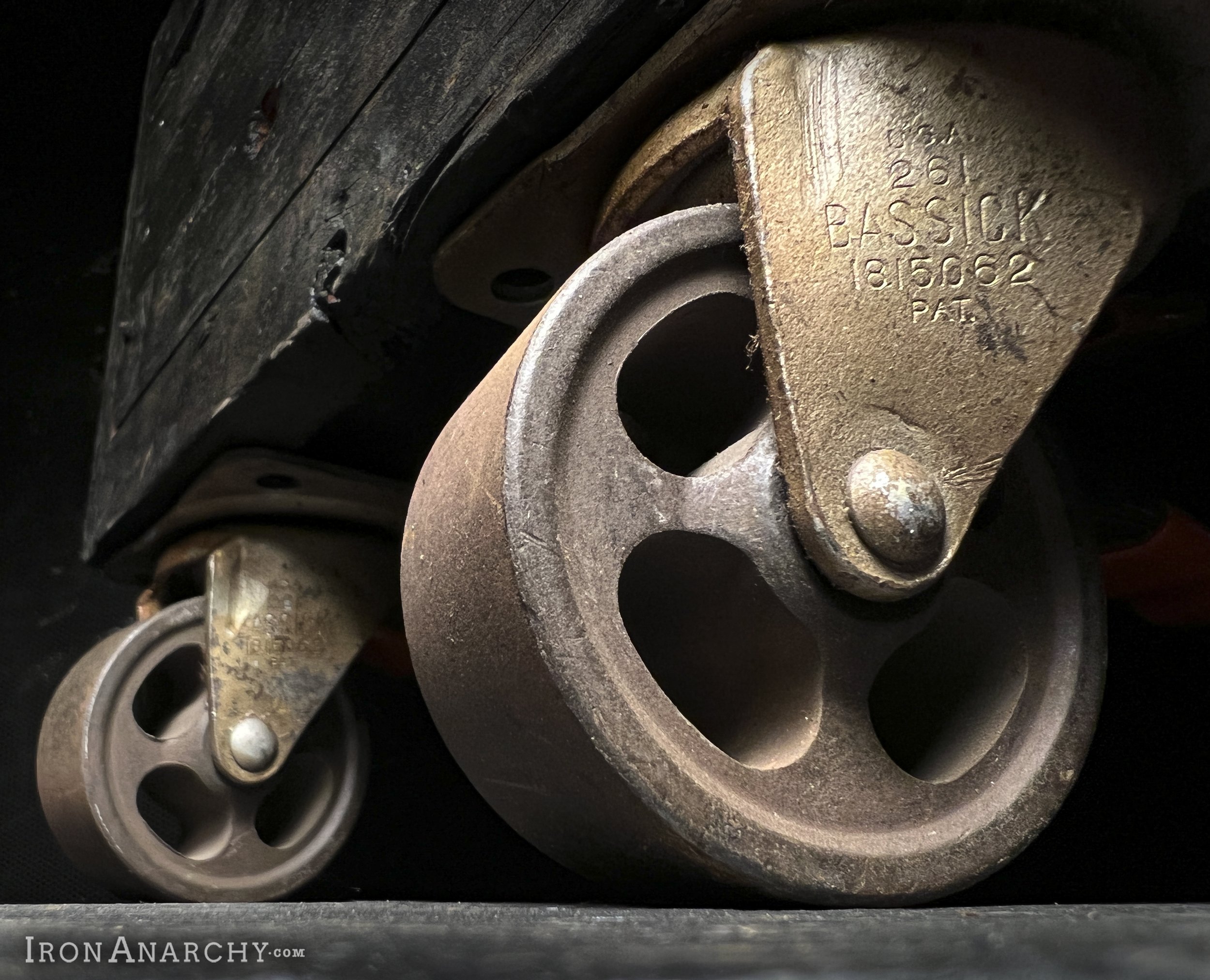 Antique Industrial Casters, Vintage Industrial Caster Wheels