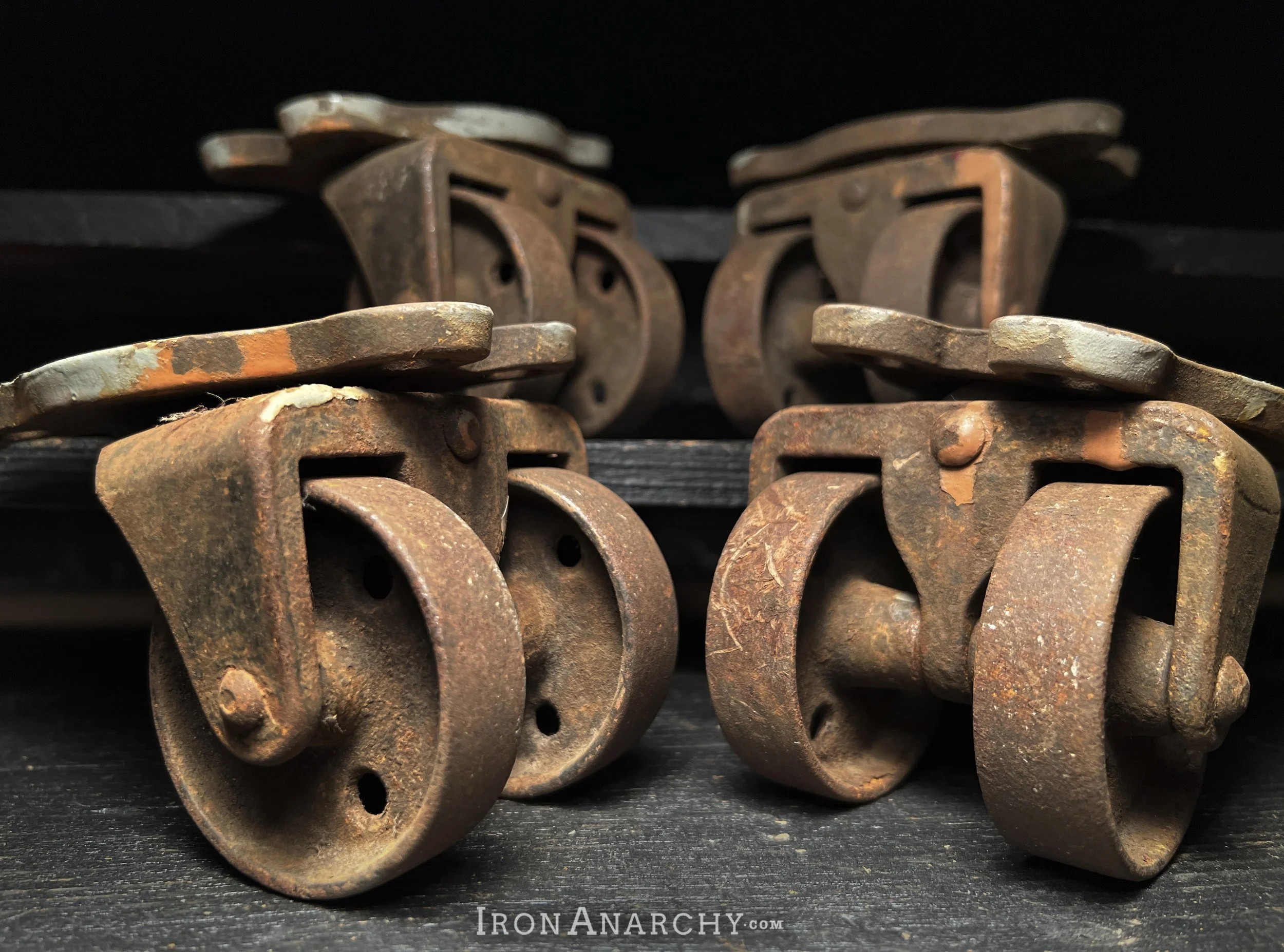 Antique Industrial Casters, Vintage Industrial Caster Wheels — Iron Anarchy