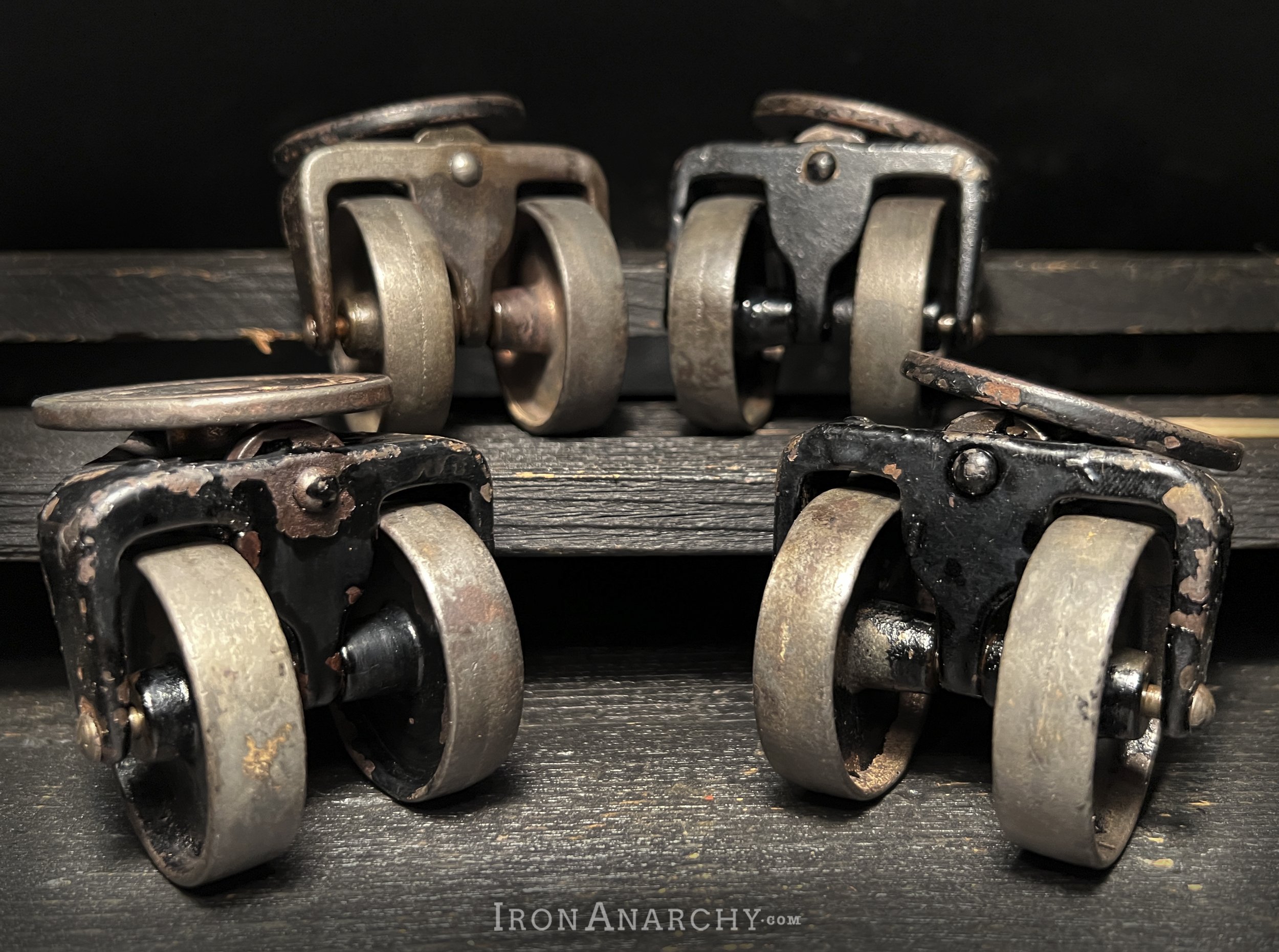 Antique Industrial Furniture Casters, Vintage Industrial Furniture Casters