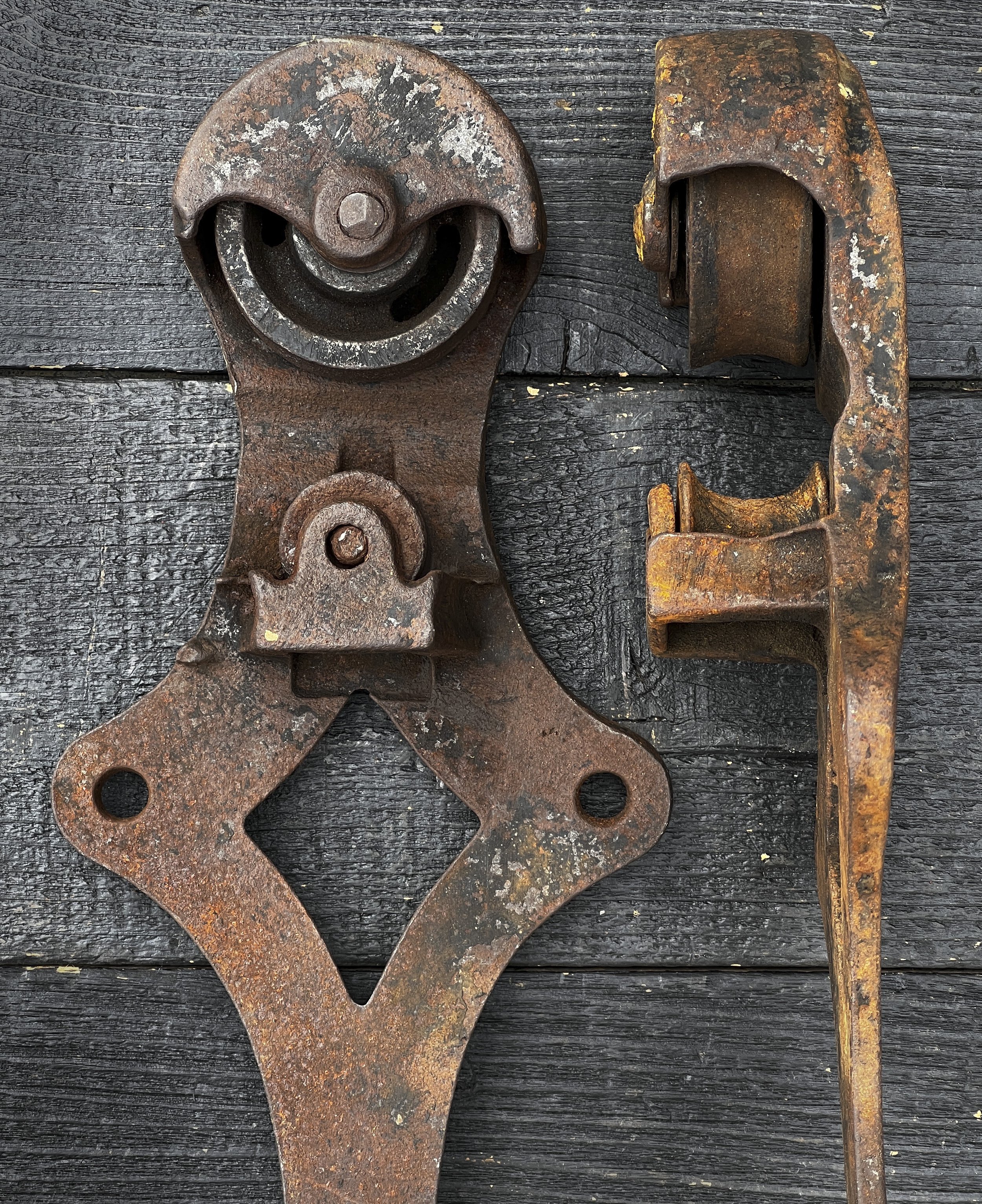 Antique Sliding Barn Door Rollers Hangers