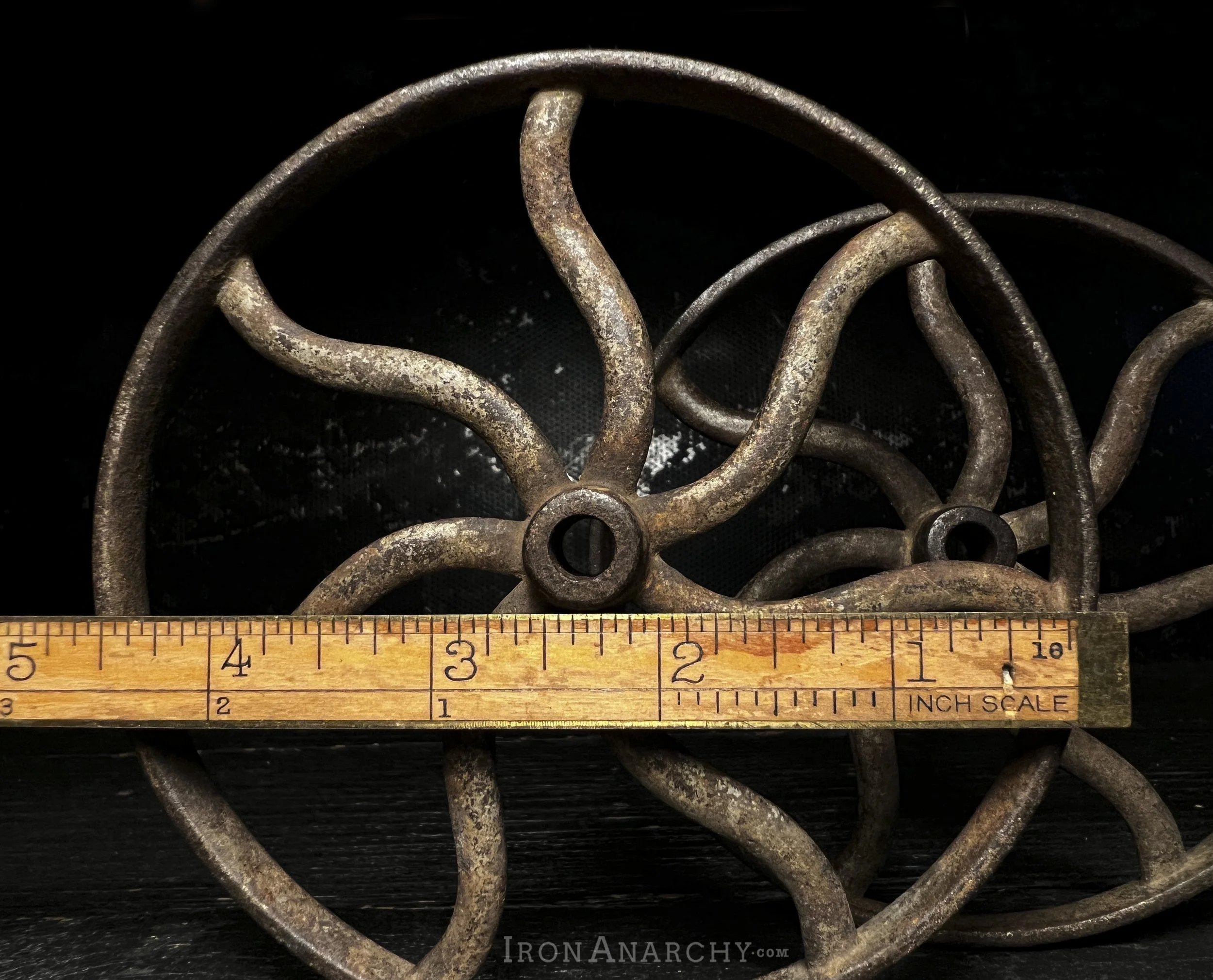 ANTIQUE ORNATE SPOKE TOY WHEELS — Iron Anarchy
