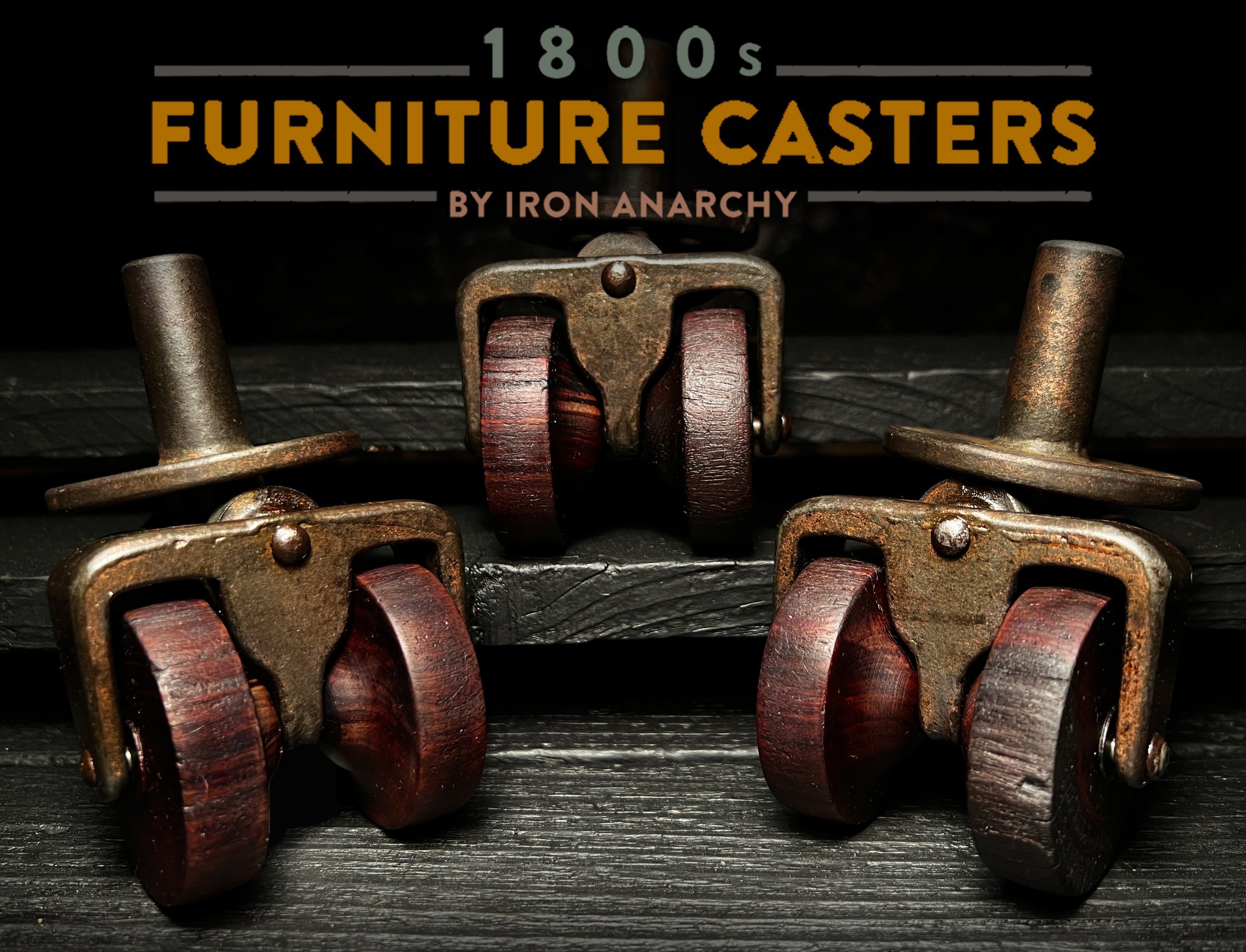 Antique Furniture Casters, Vintage Furniture Casters
