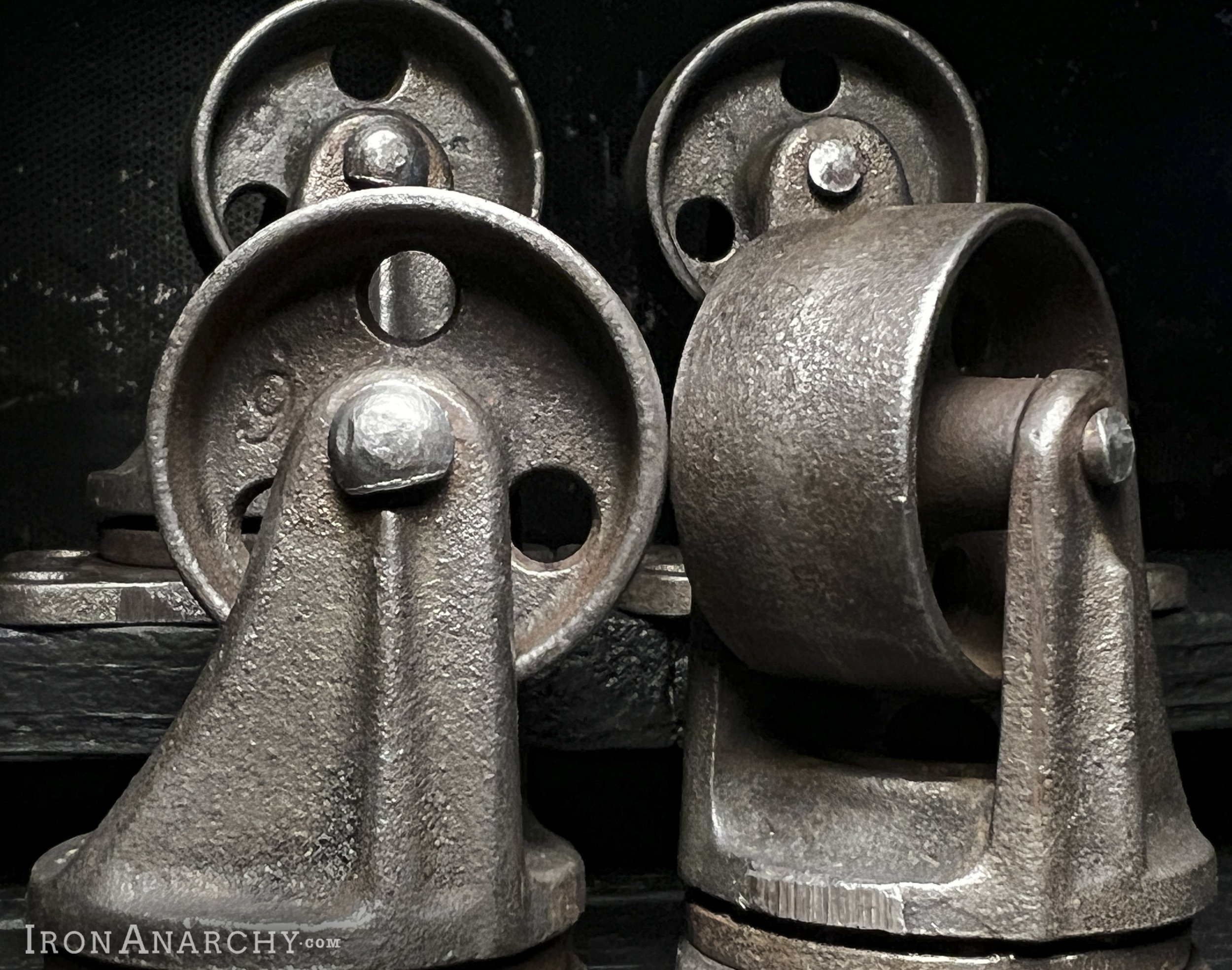 Antique Industrial Casters, Vintage Industrial Caster Wheels