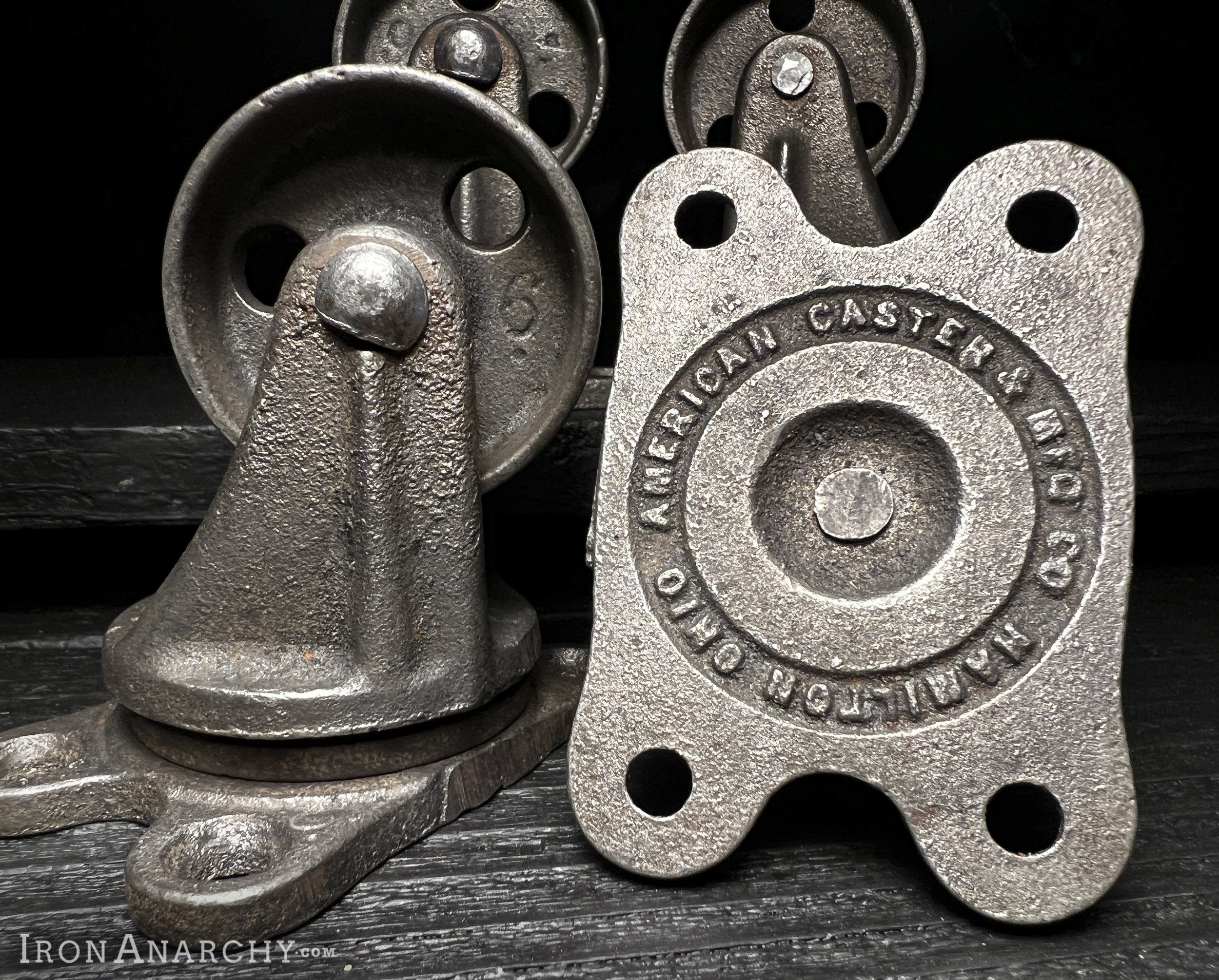 Antique Industrial Casters, Vintage Industrial Caster Wheels