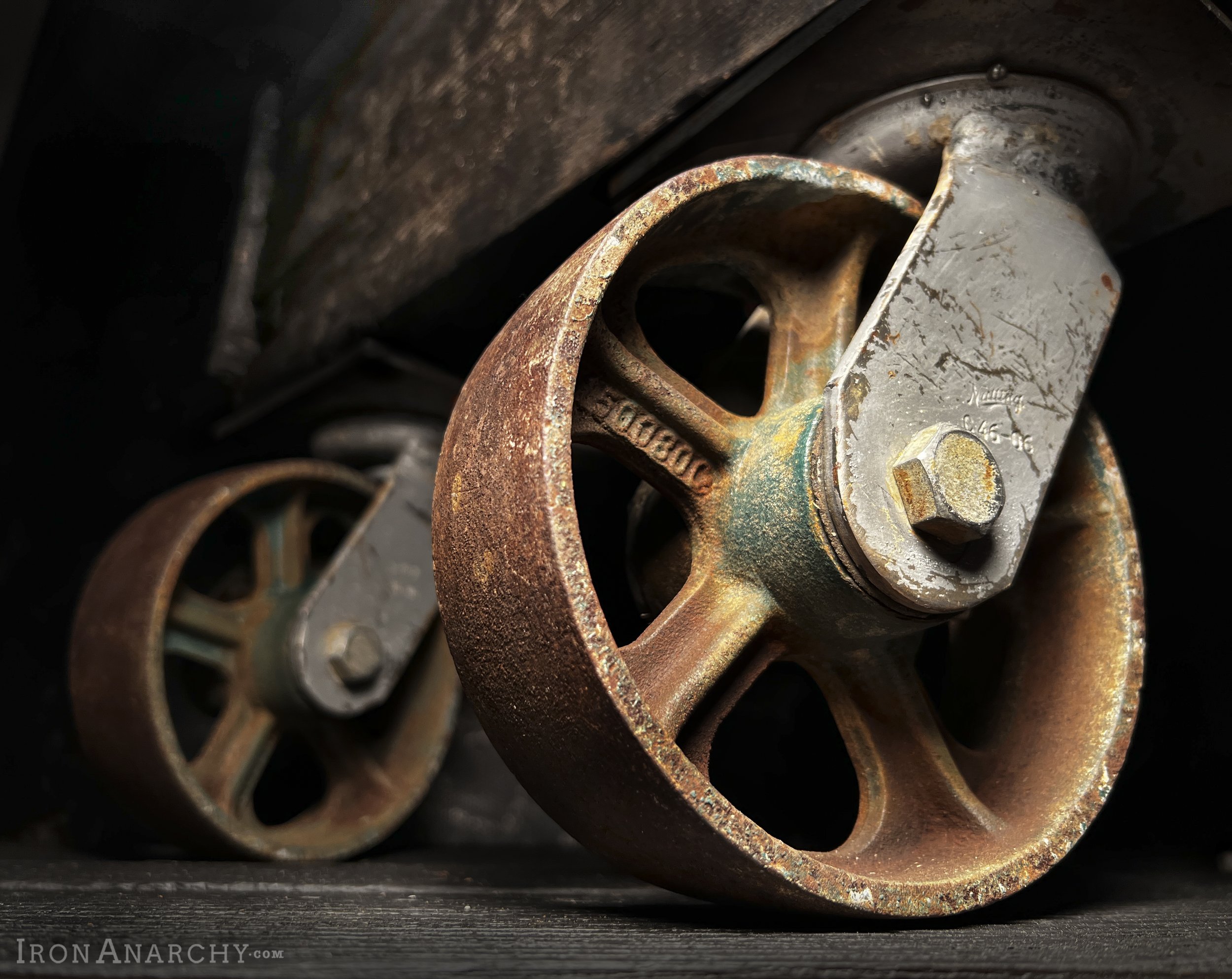 Antique Industrial Casters, Vintage Industrial Caster Wheels