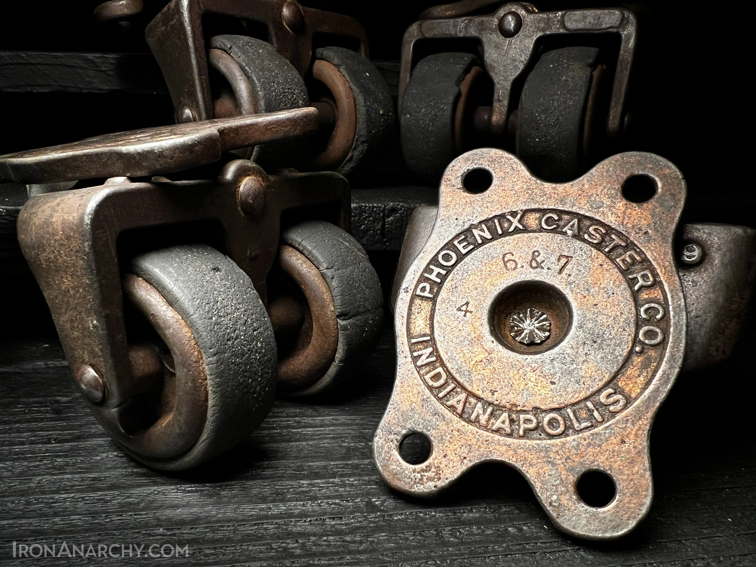 Antique Industrial Casters, Vintage Industrial Caster Wheels — Iron Anarchy