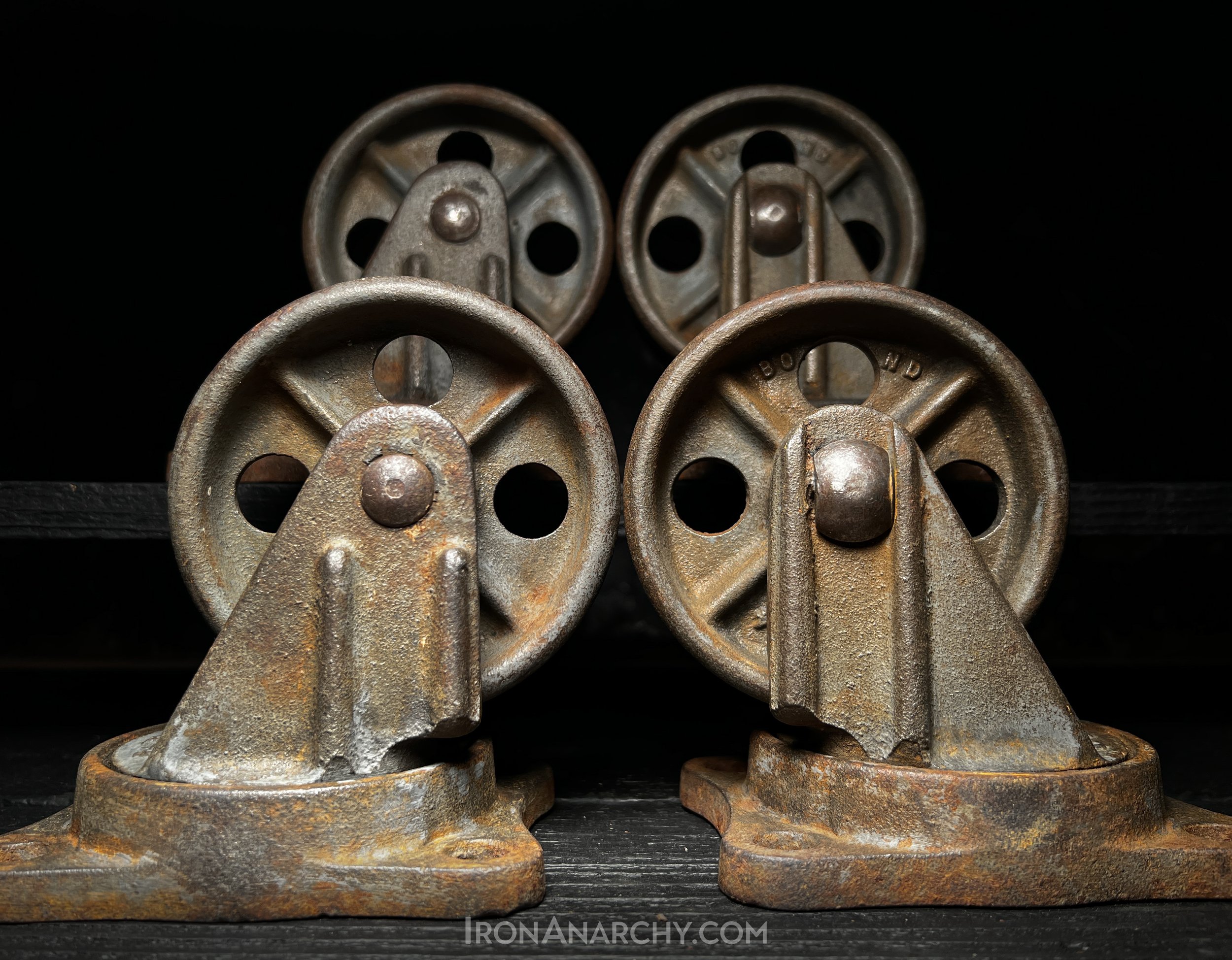 Antique Industrial Casters, Vintage Industrial Caster Wheels