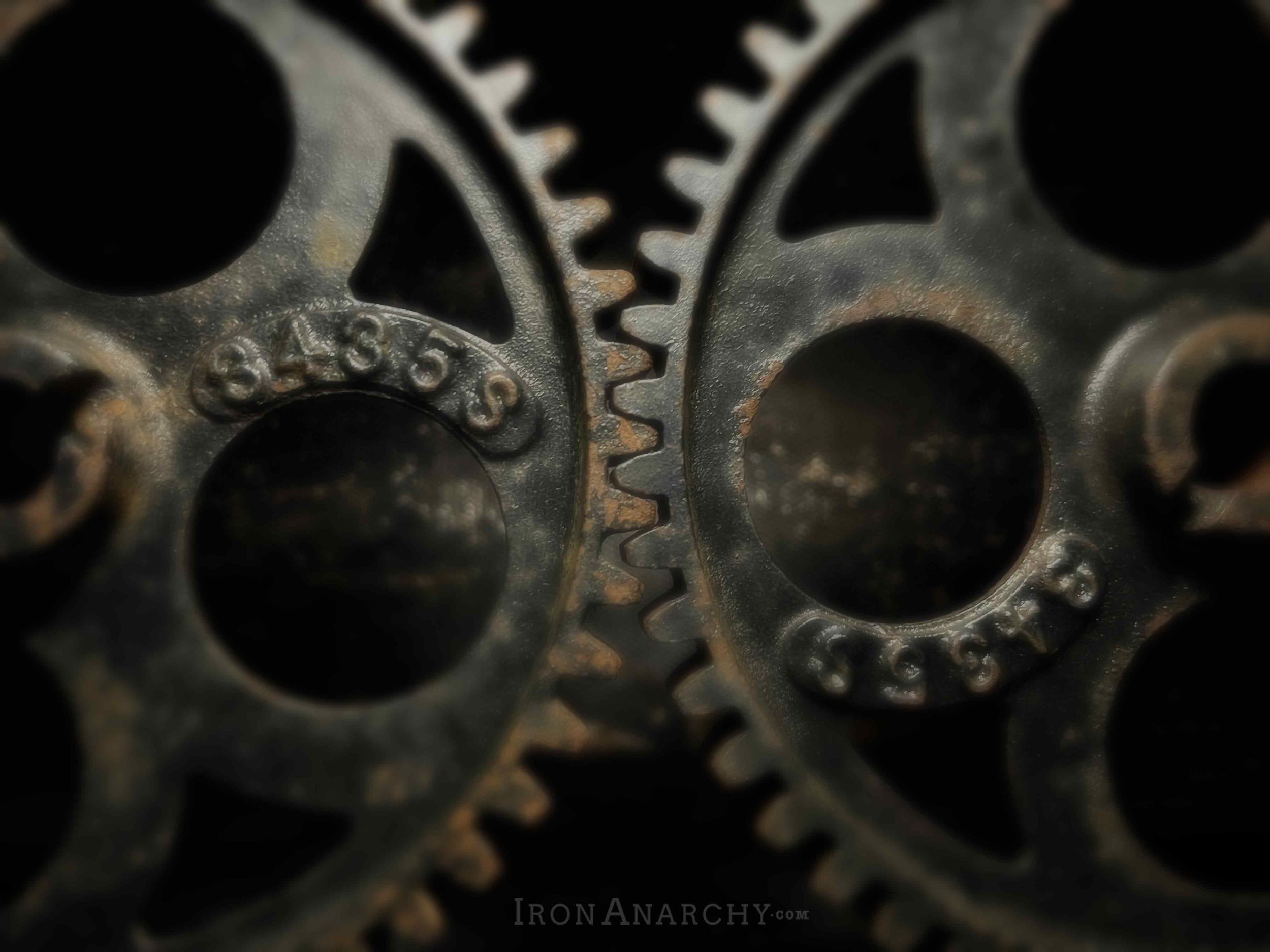 Antique Industrial Gears, Vintage Cast Iron Gear