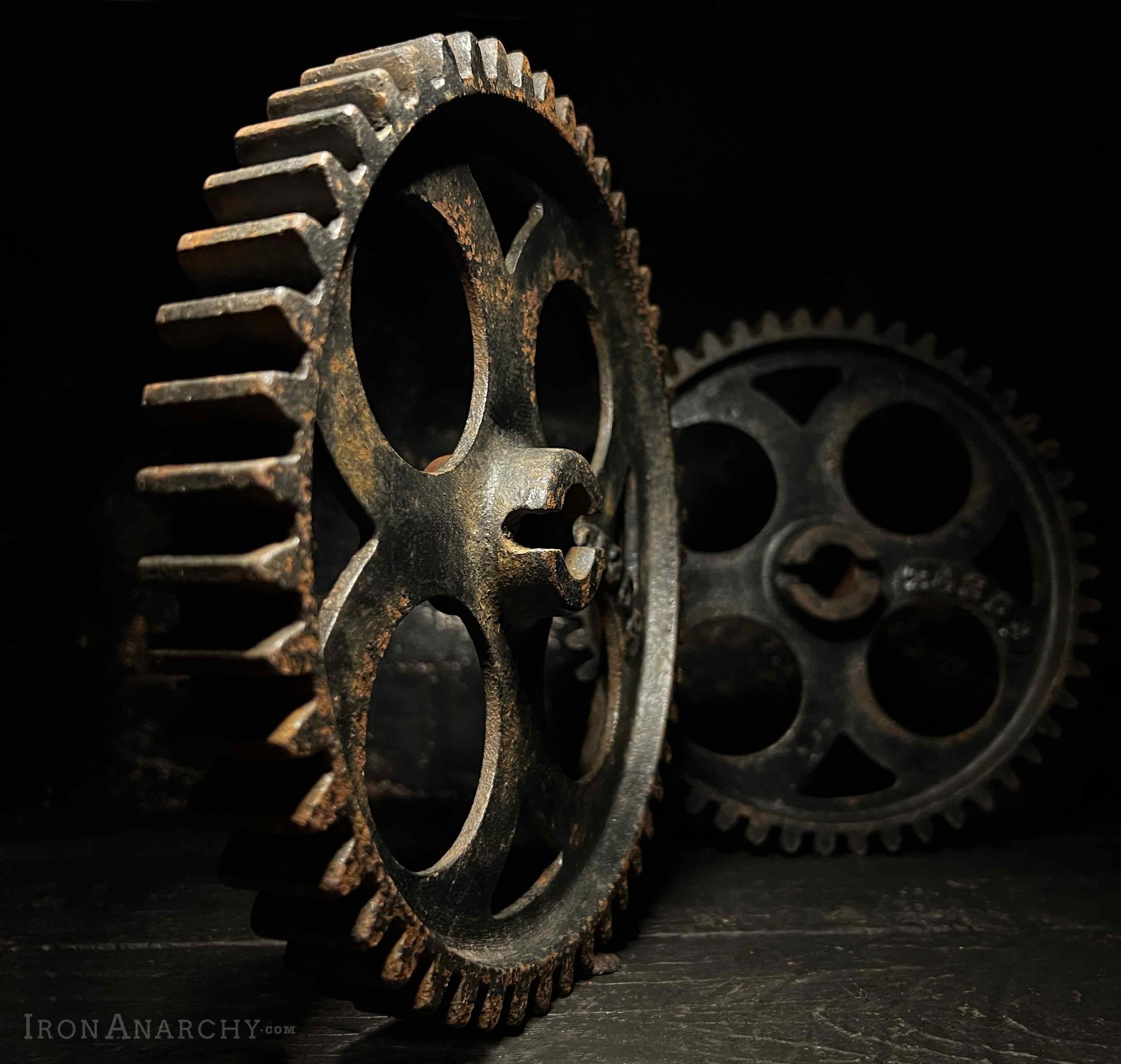 Antique Industrial Gears, Vintage Cast Iron Gear