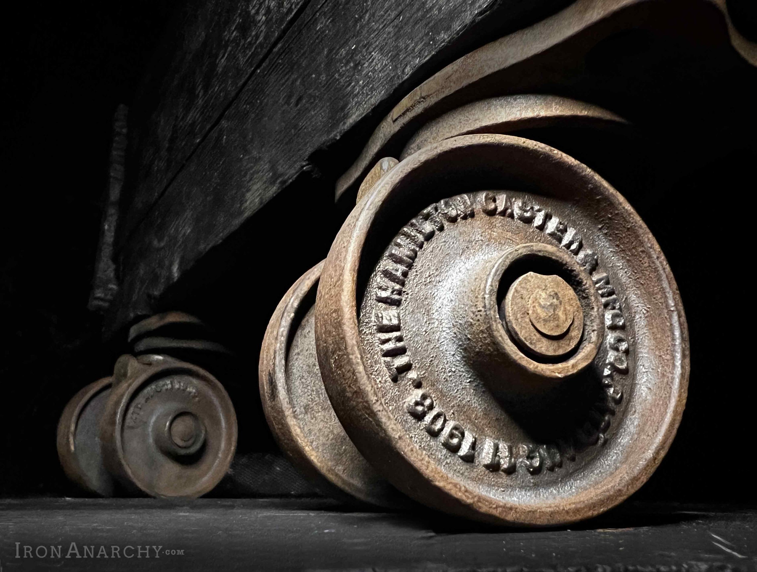 Antique Industrial Factory Cart Casters