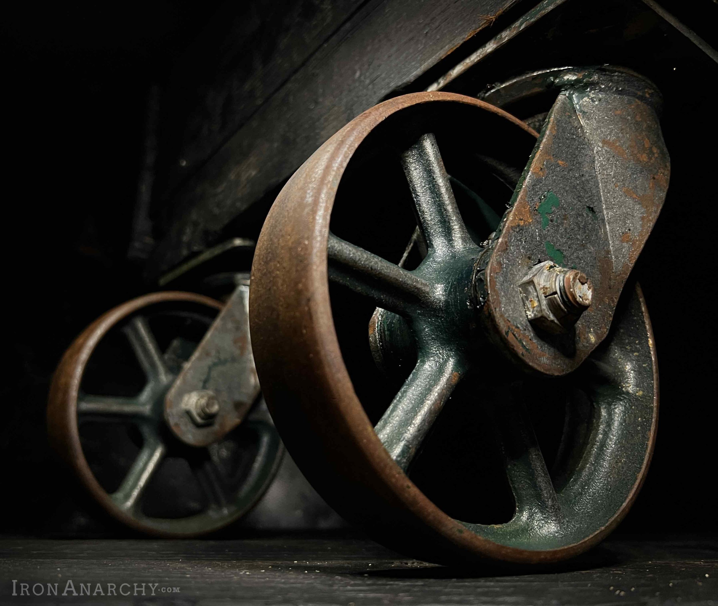 Antique Industrial Casters, Vintage Industrial Kitchen Island Caster Wheels