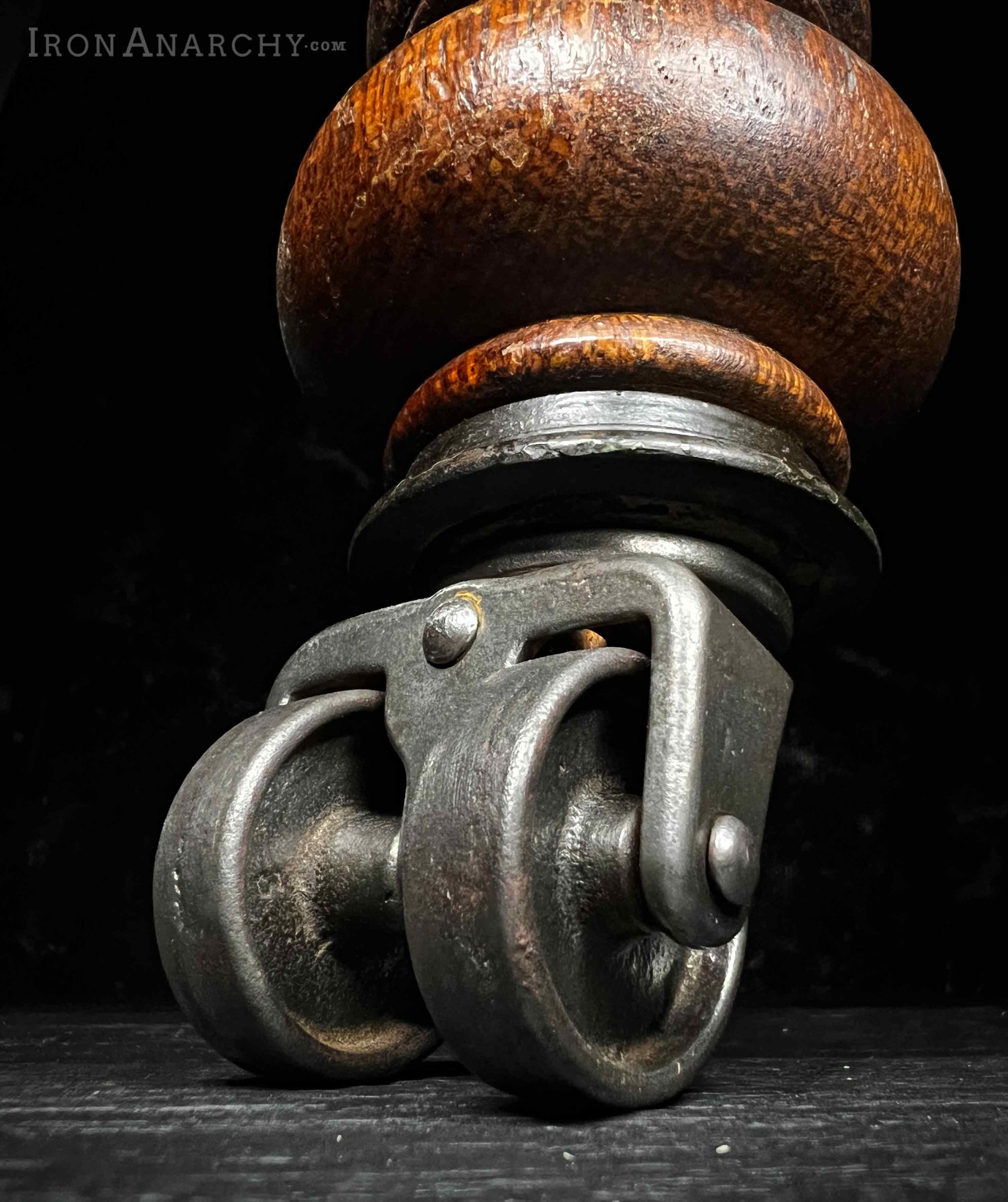 Antique Industrial Furniture Stem Casters