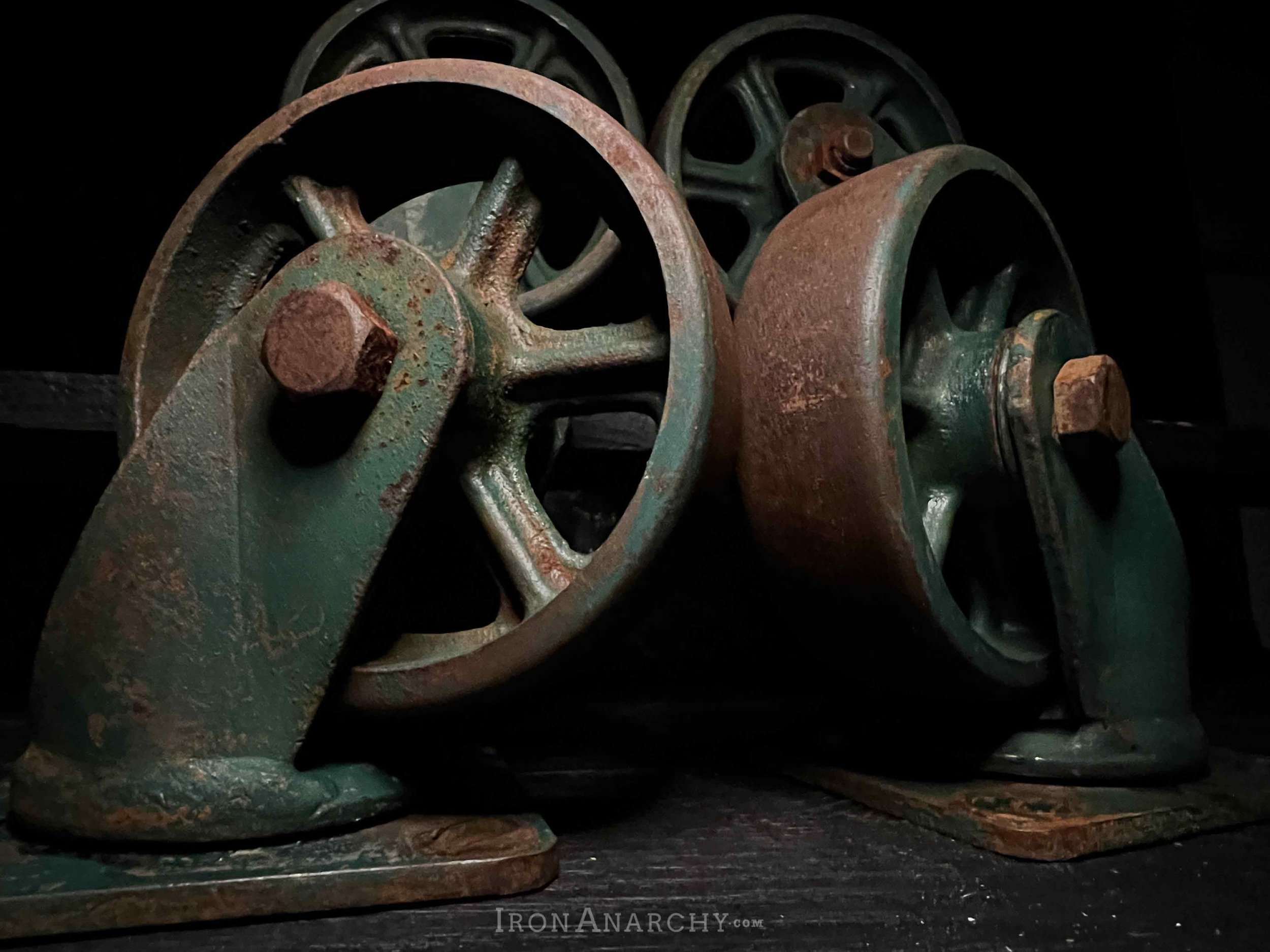 Vintage Industrial Kitchen Island Casters