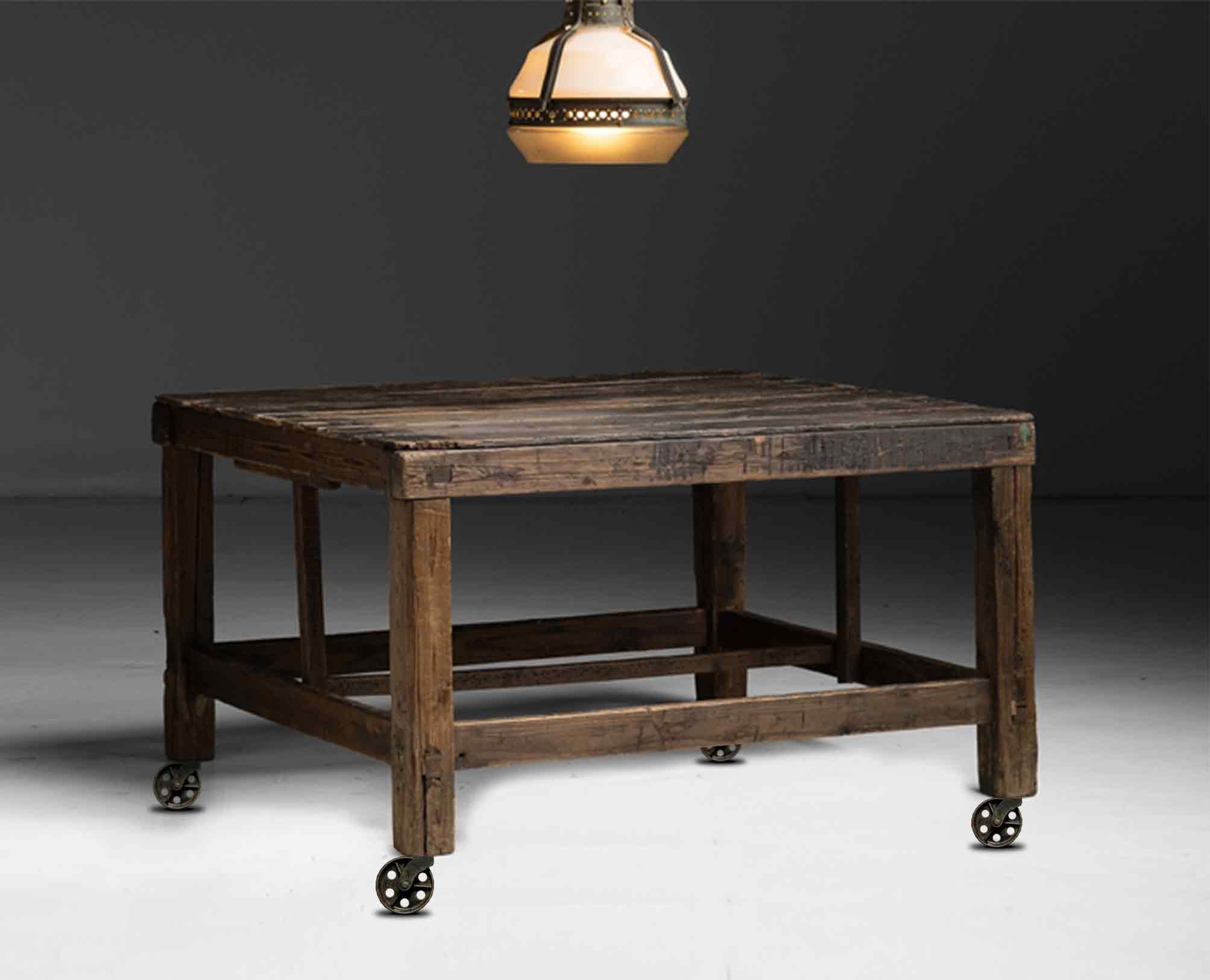 Work Table, Factory Cart Stem Casters.jpg