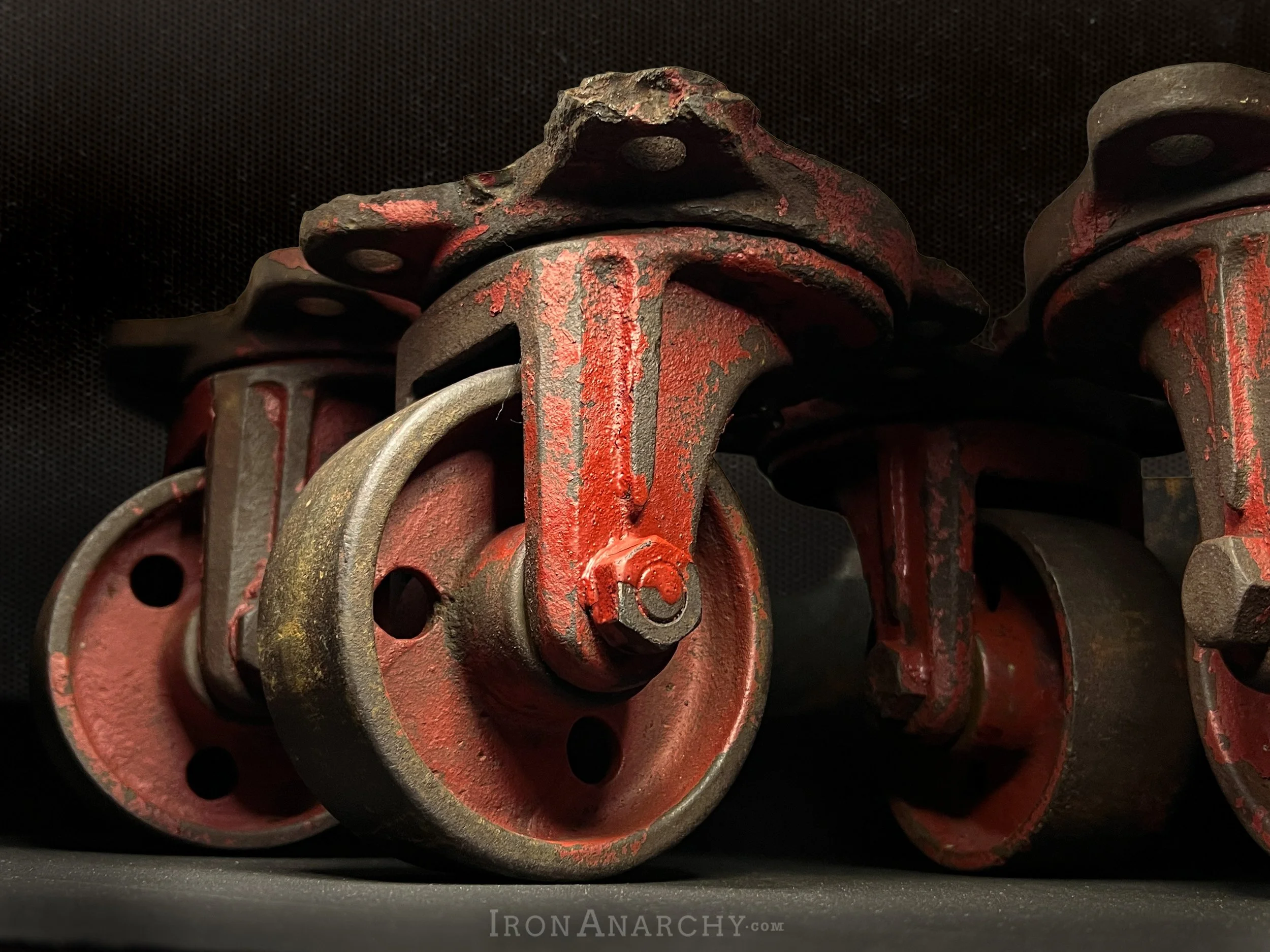 Vintage Industrial Factory Cart Kitchen Island Caster Wheels