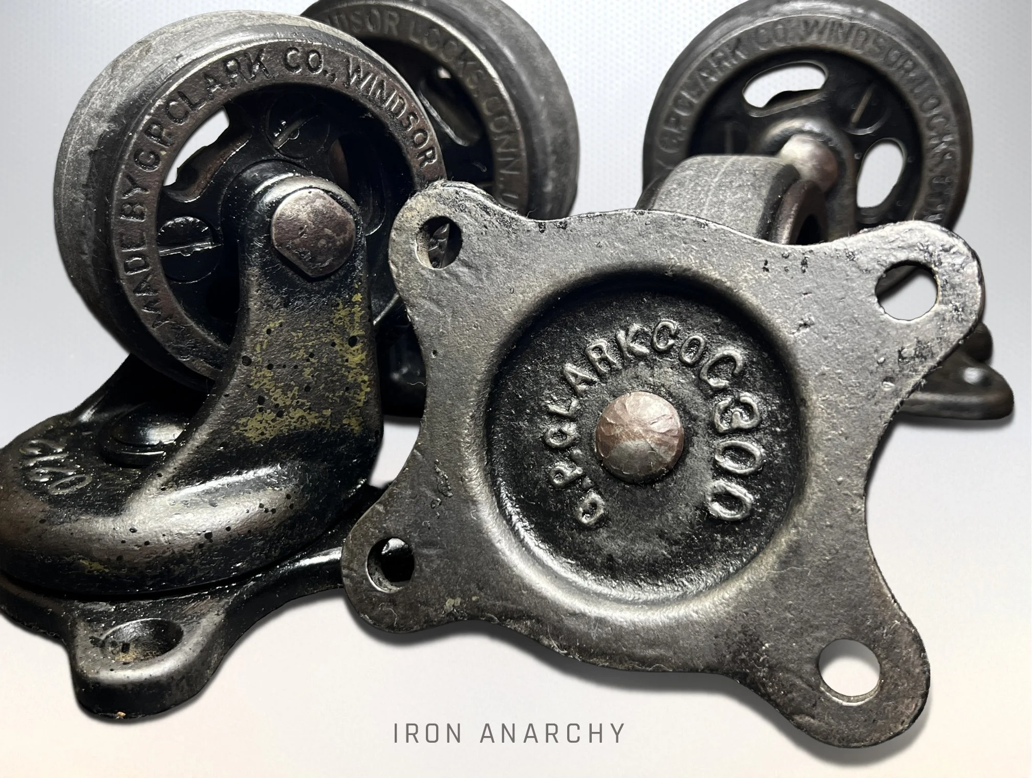 Antique Vintage Industrial Kitchen Island Caster Wheels