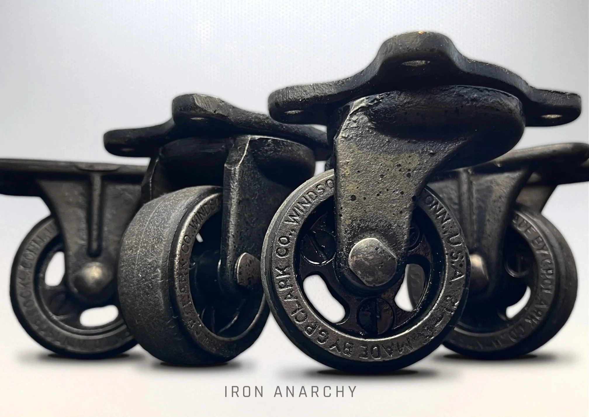 Antique Vintage Industrial Factory Cart Kitchen Island Caster Wheels