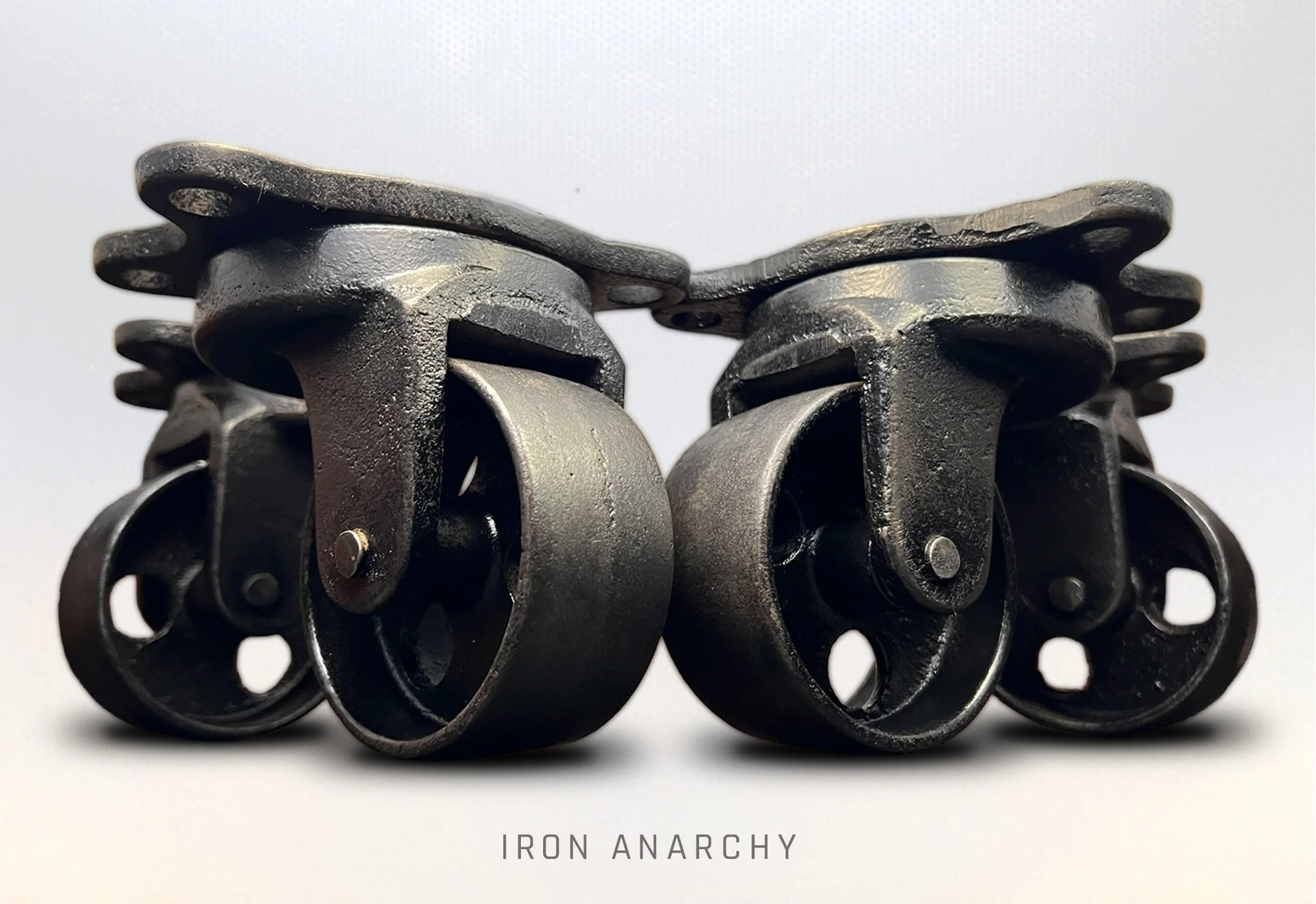 Antique Industrial Black Casters, Payson 1a.jpg