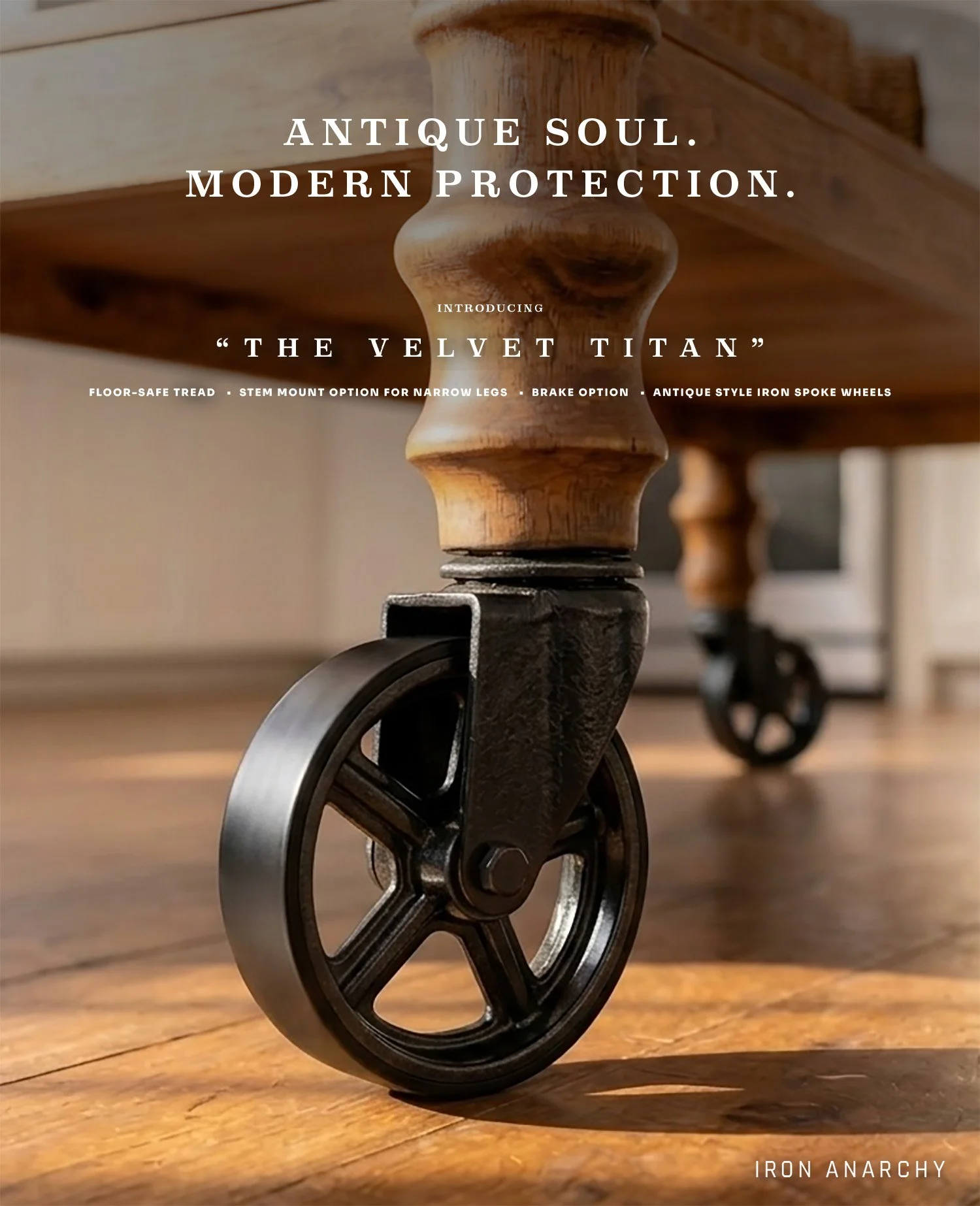 How to Add Vintage Industrial Style to Furniture Without Ruining Your Floors