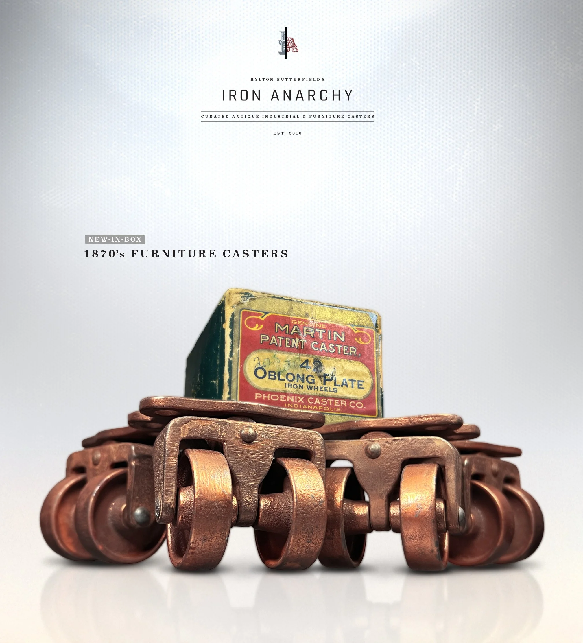 Small Antique caster wheels for furniture, Vintage Industrial Furniture Casters