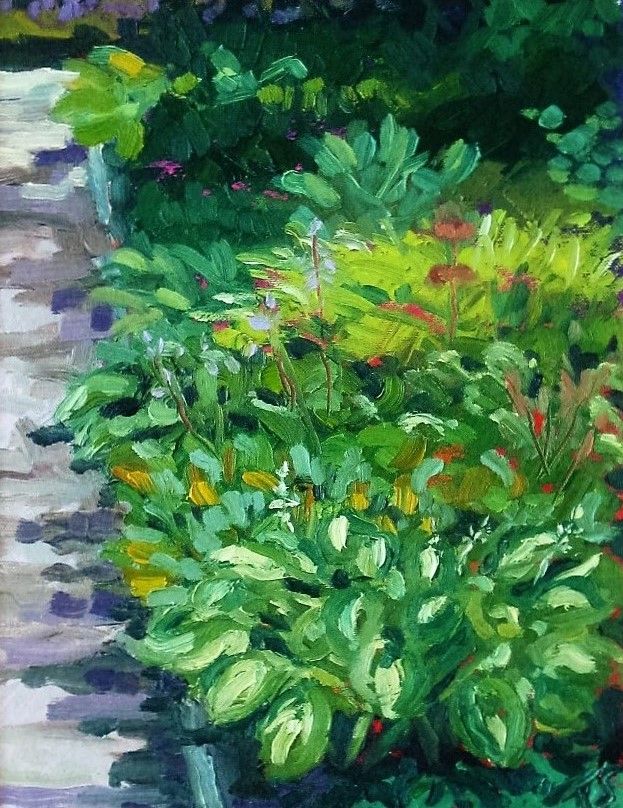 A Study in Green (Hostas)