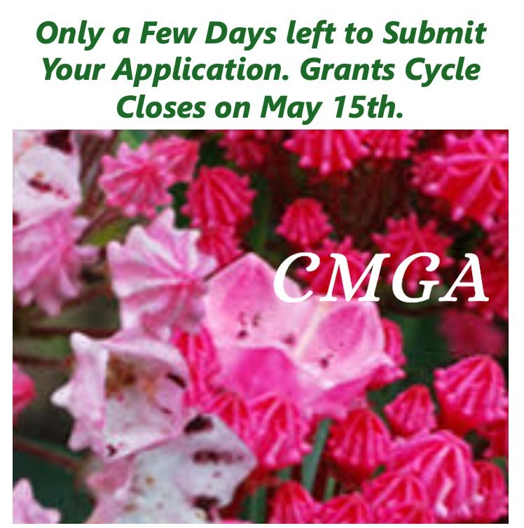 There is still time to submit your CMGA grant application. Awards may be made to a maximum of $500, and decisions will be made in Mid-June. Visit the CMGA website and to submit your application online: https://ctmga.org/general-grant-information.