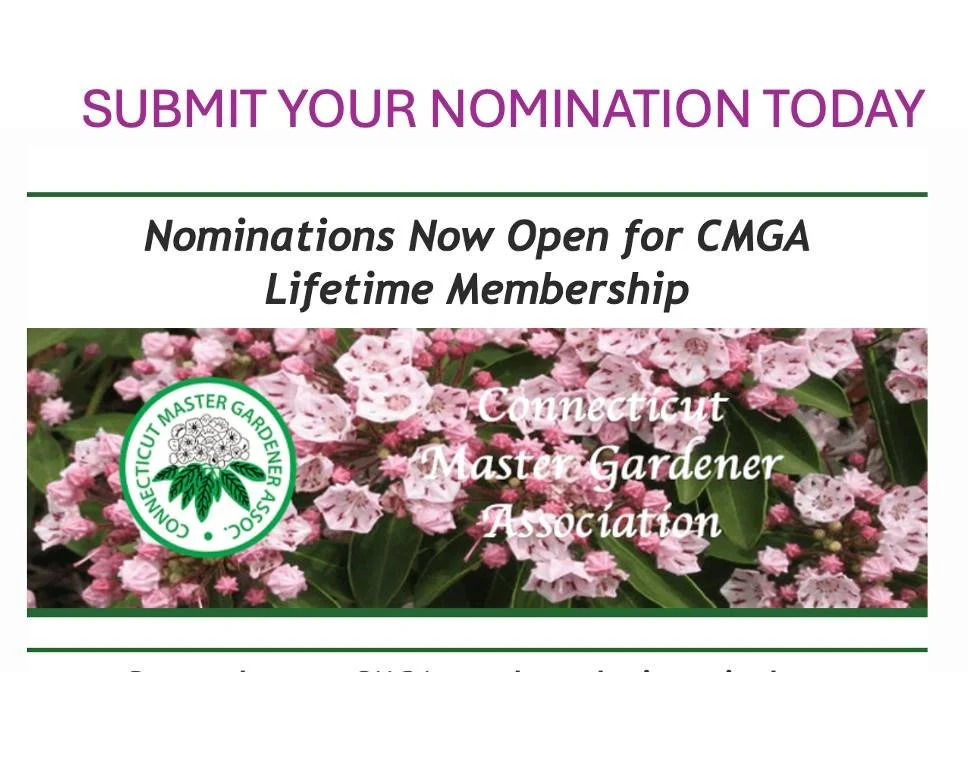CMGA Lifetime Members are recognized for the sustained impact they have made to their community, and the depth, length, and variety of their volunteer service. Lifetime Members provide professional leadership within the gardening community and have t