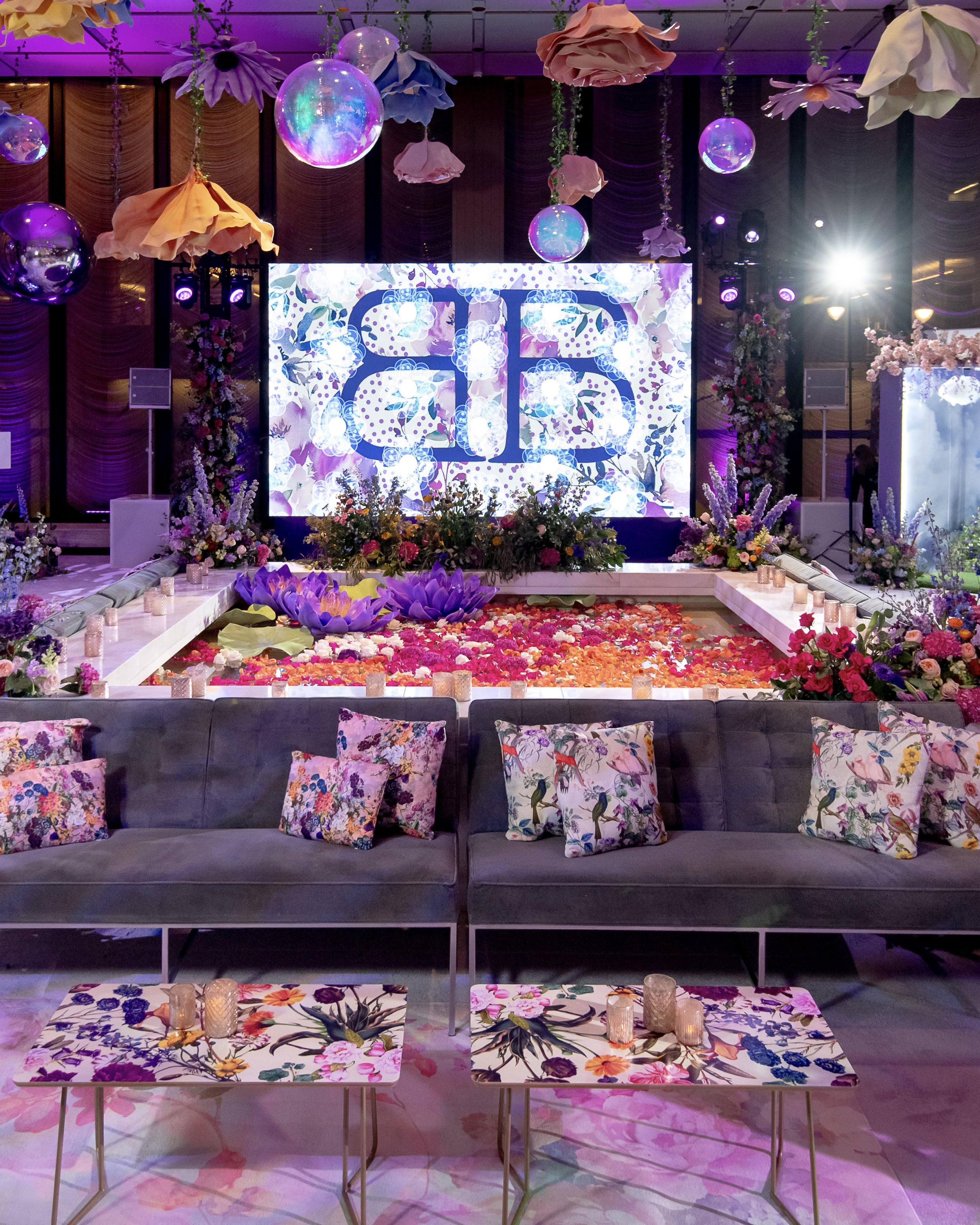 Flower themed bat mitzvah