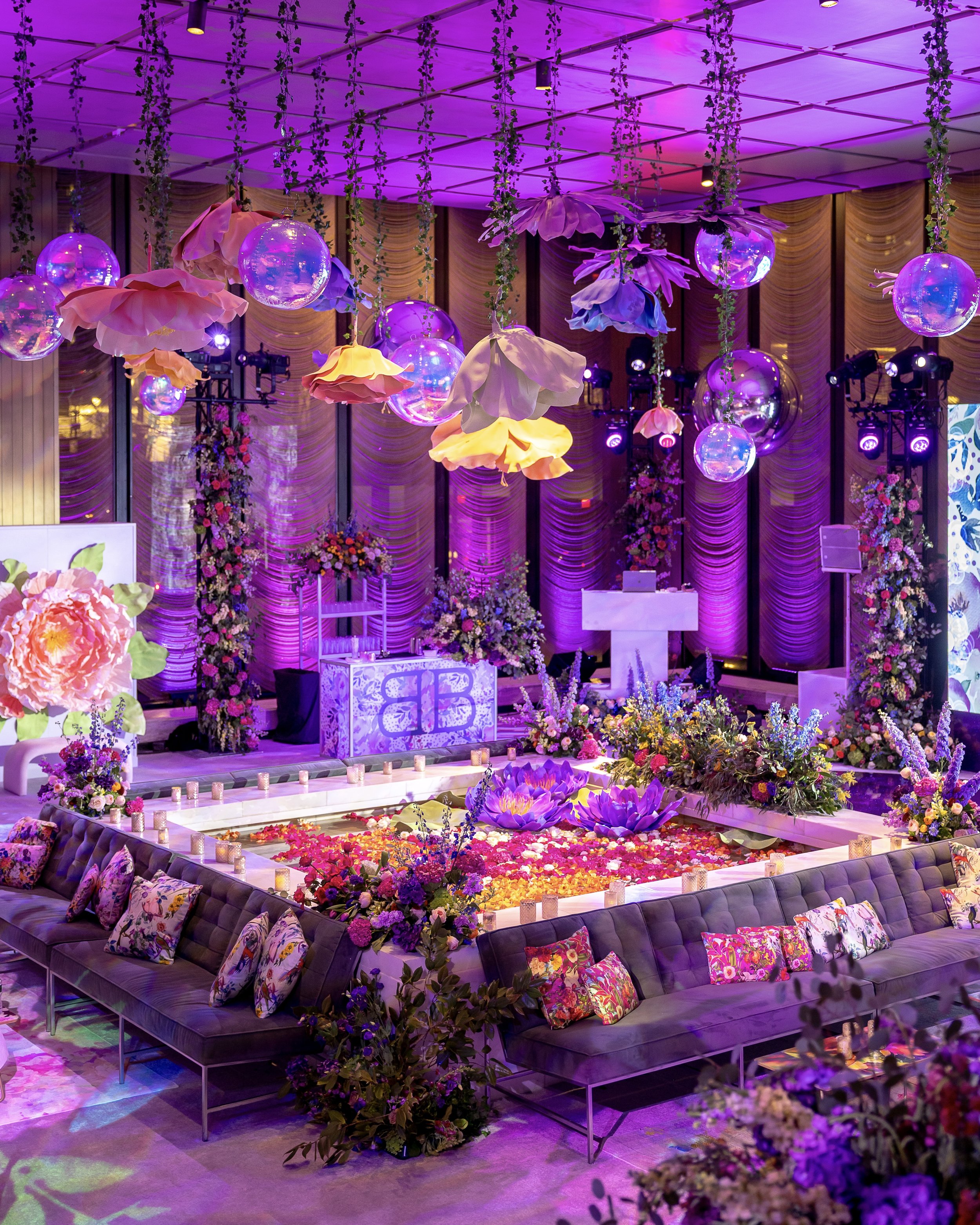 Angle Shot of Flower Room