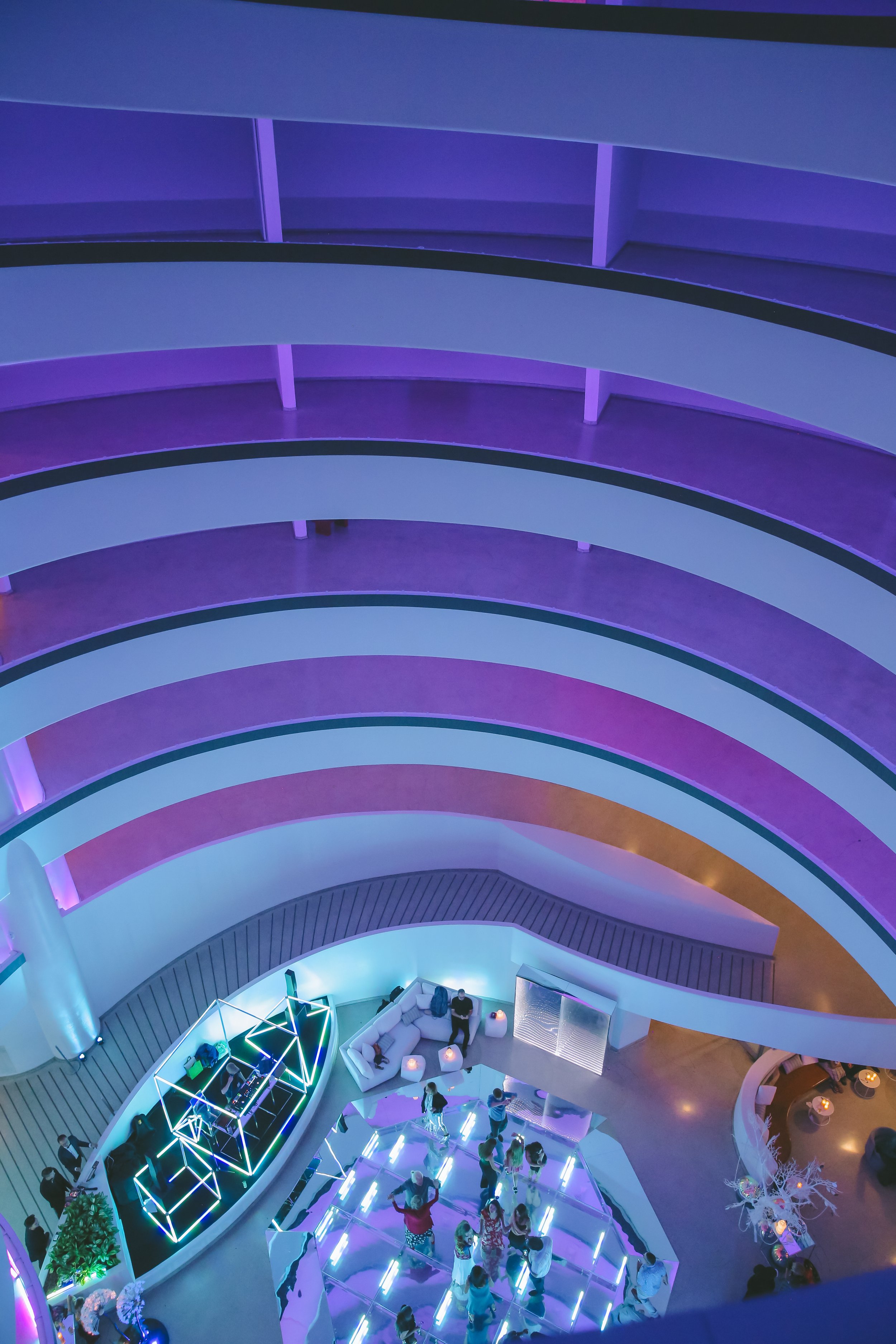 Purple Light up Rings