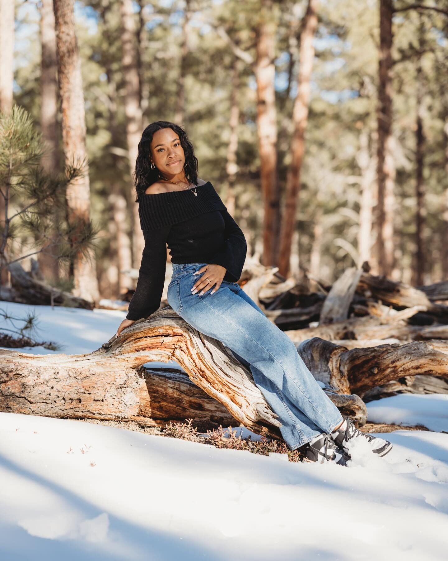 I had the pleasure of taking these snowy senior photos for Nyara last week. What a natural beauty!
.
.
#classof2025 it&rsquo;s not too early to book your senior photos. Winter sessions are so chill! ❄️❄️❄️