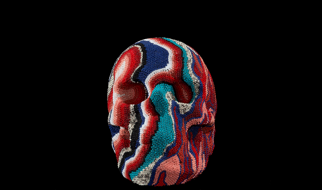  Faux Human Skull  5” X 6” X 7” 