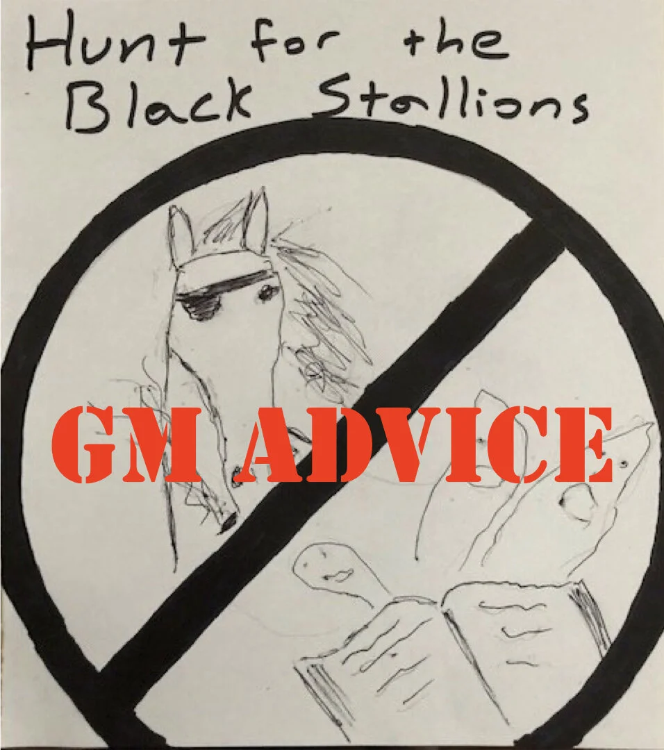 Dungeon World: Hunt for the Black Stallions GM Advice