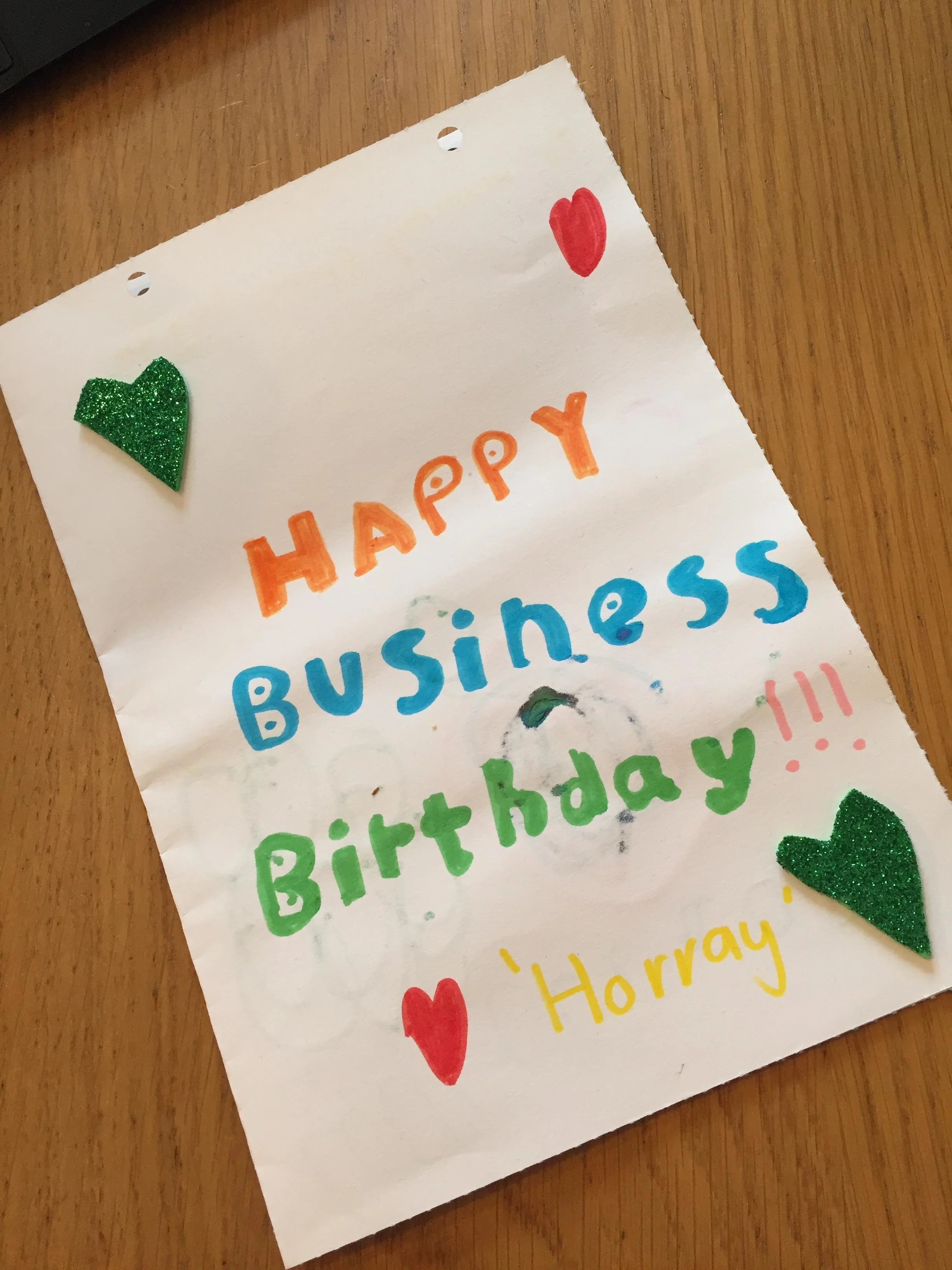 Happy Business Birthday...