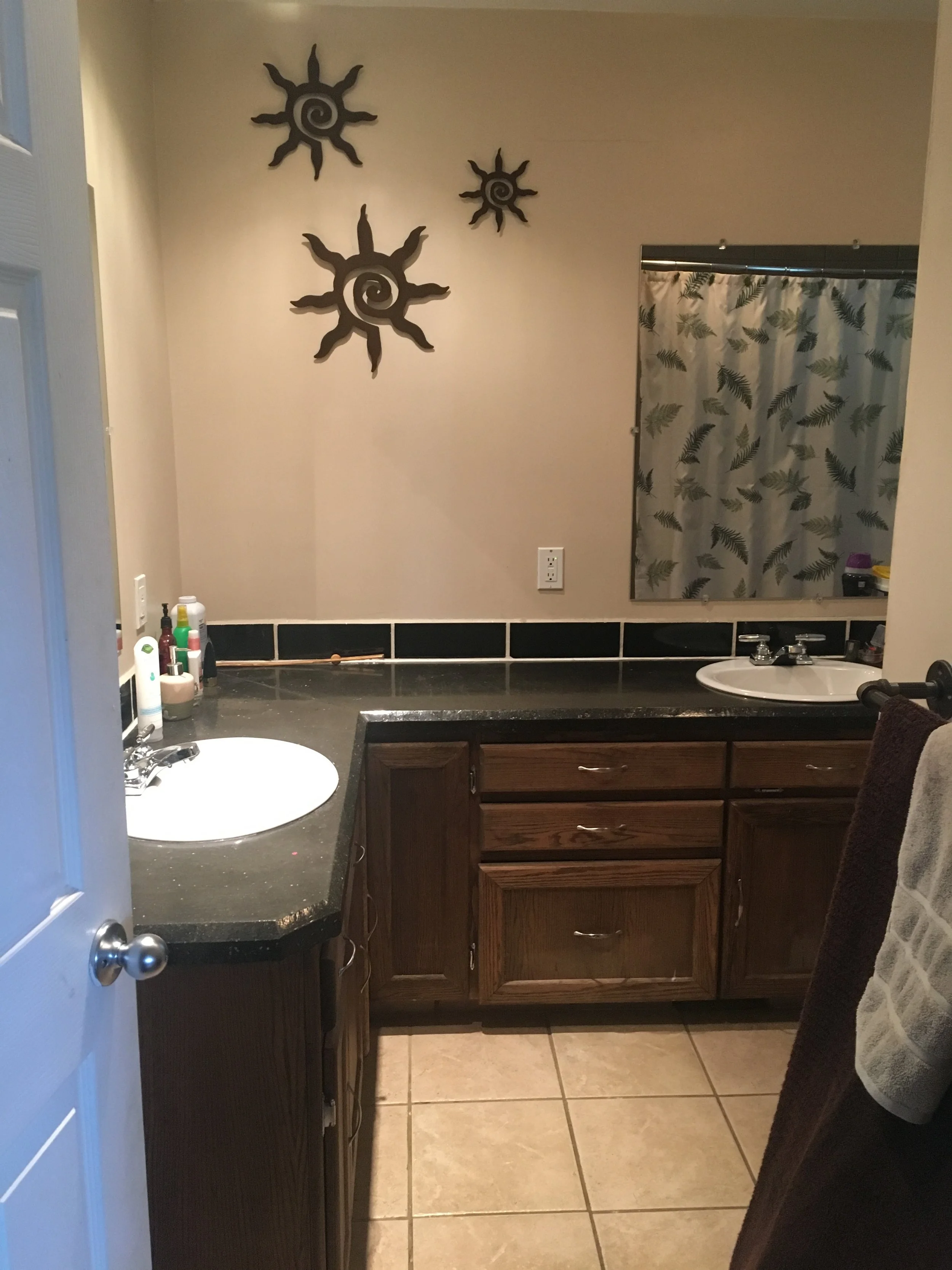 Custom Cabinets and Concrete Counter top