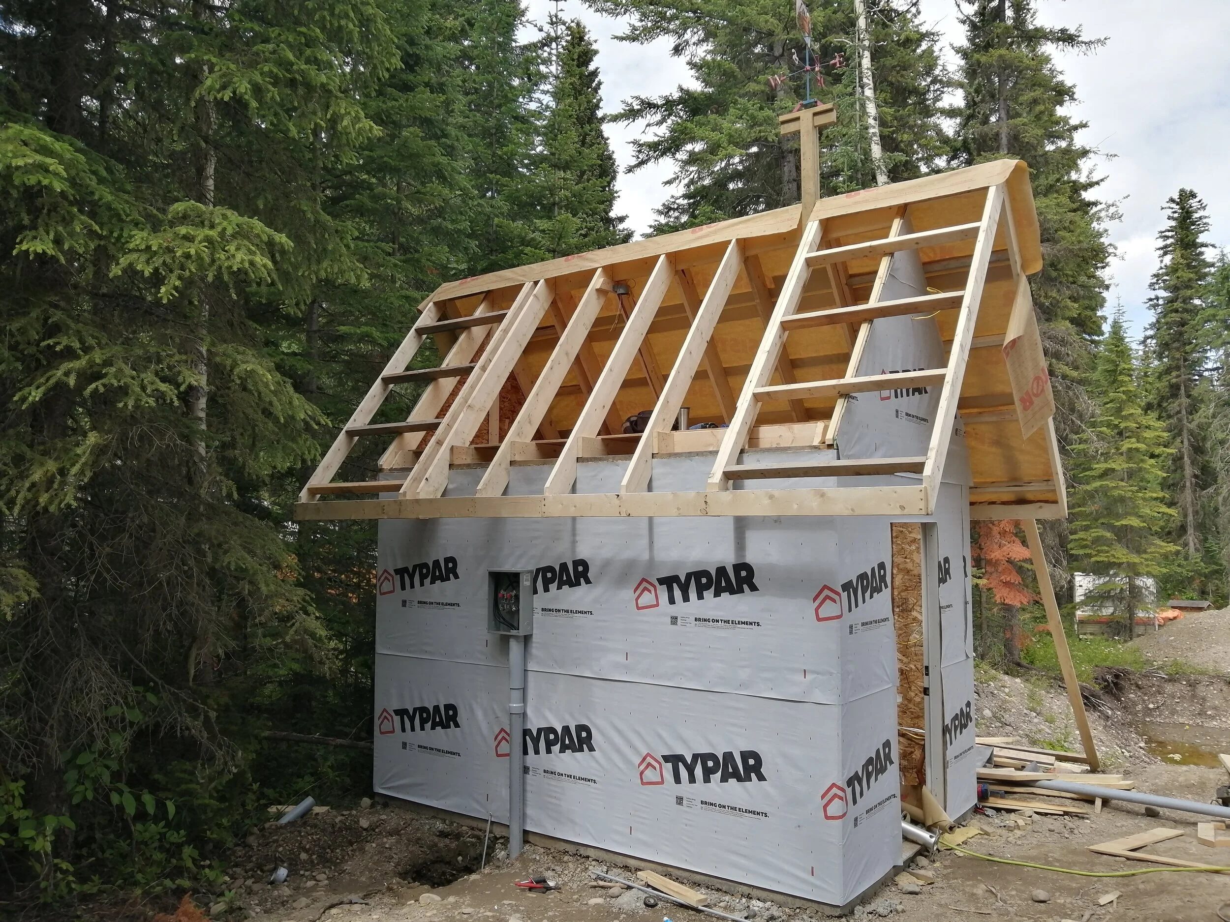 Power shed construction