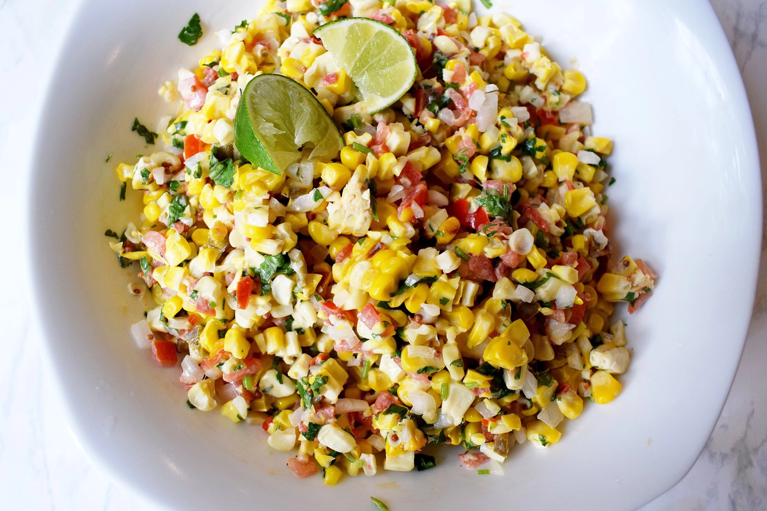 Creamy Charred Corn Summer Salsa 