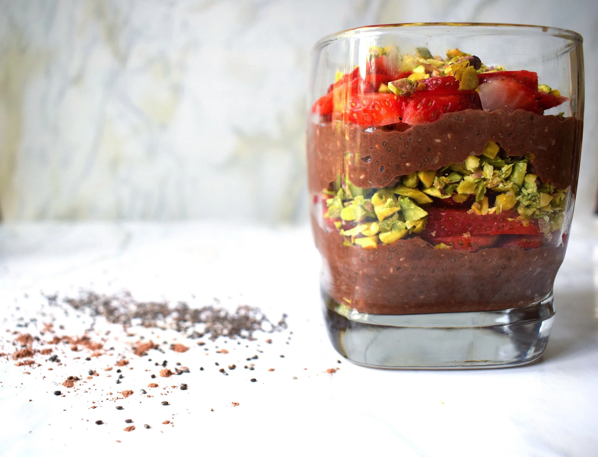 Satisfying Dark Chocolate Chia Seed Pudding