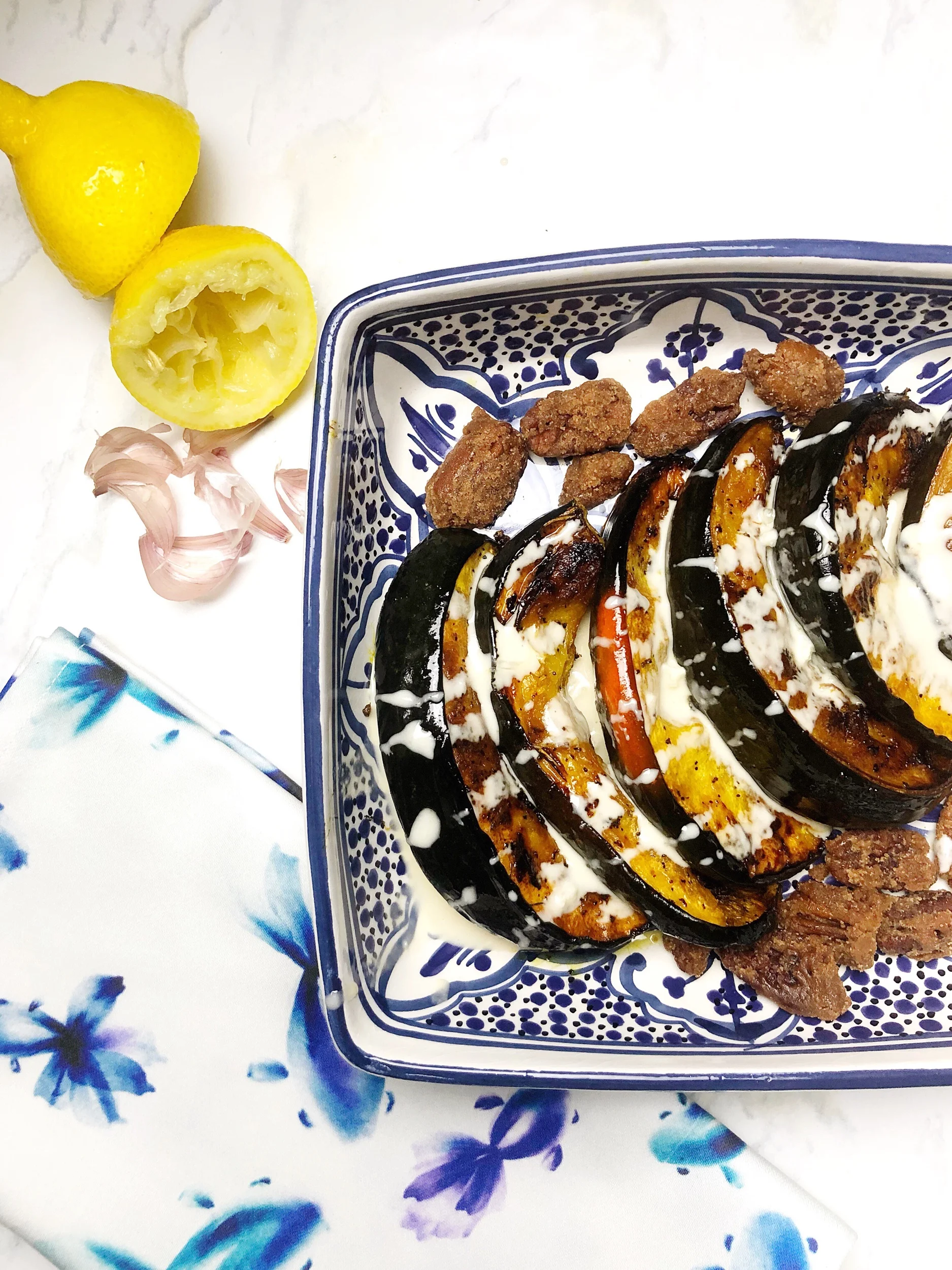 Roasted Acorn Squash with a Tahini Sauce (Copy)