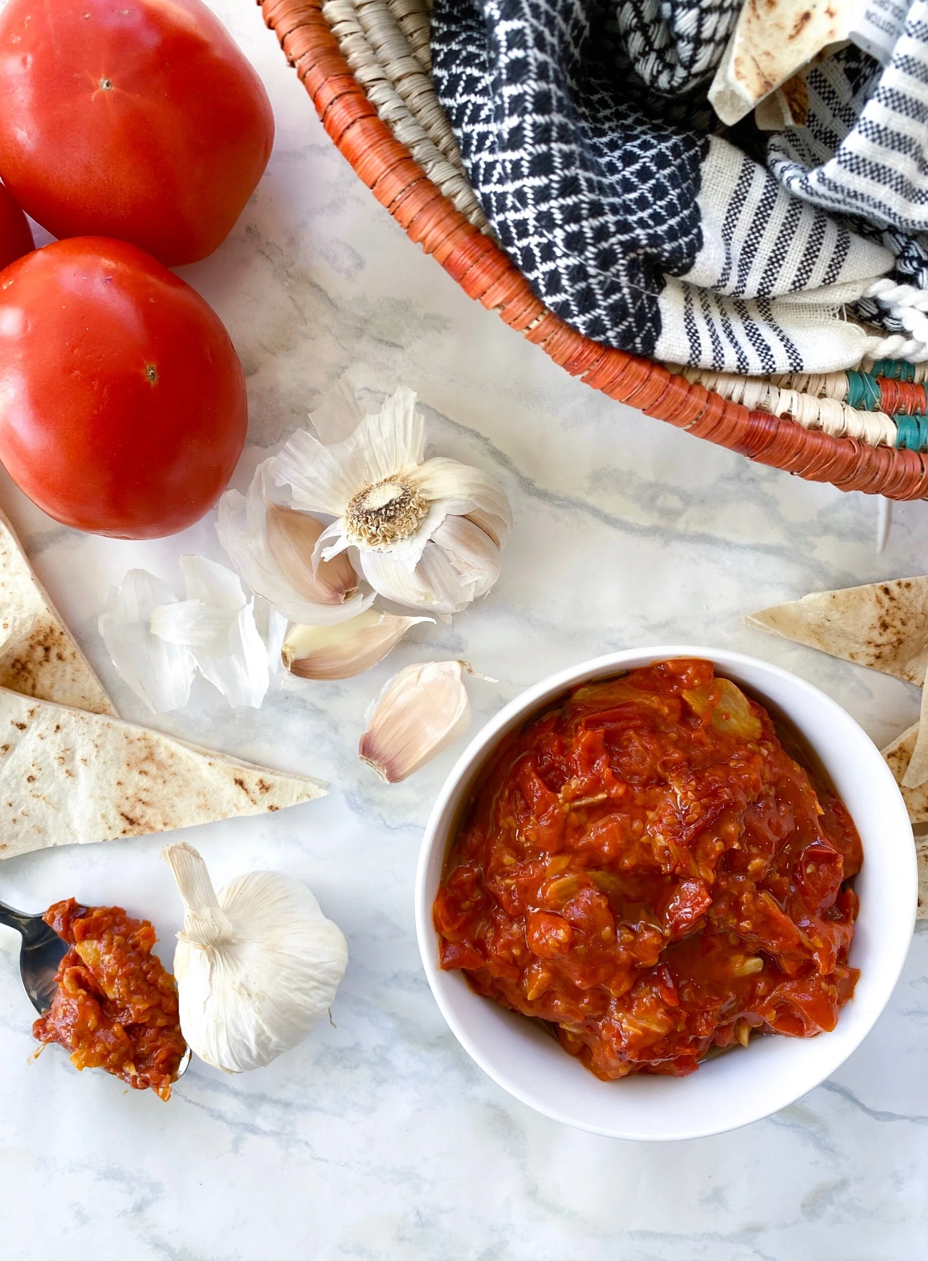 Alayet Bandora (Savory Tomato and Garlic Jam)