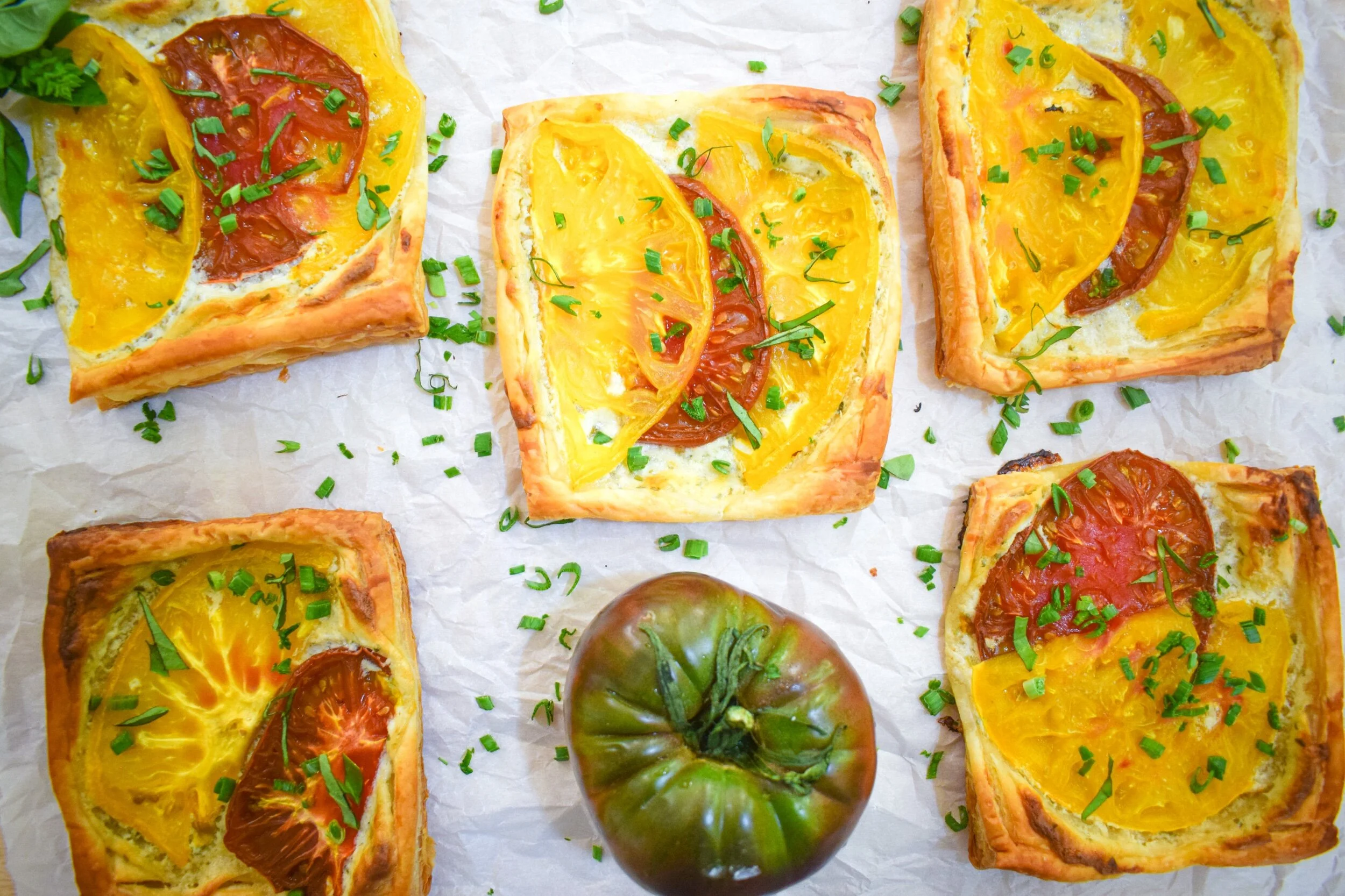 Tomato Cream Cheese Tart